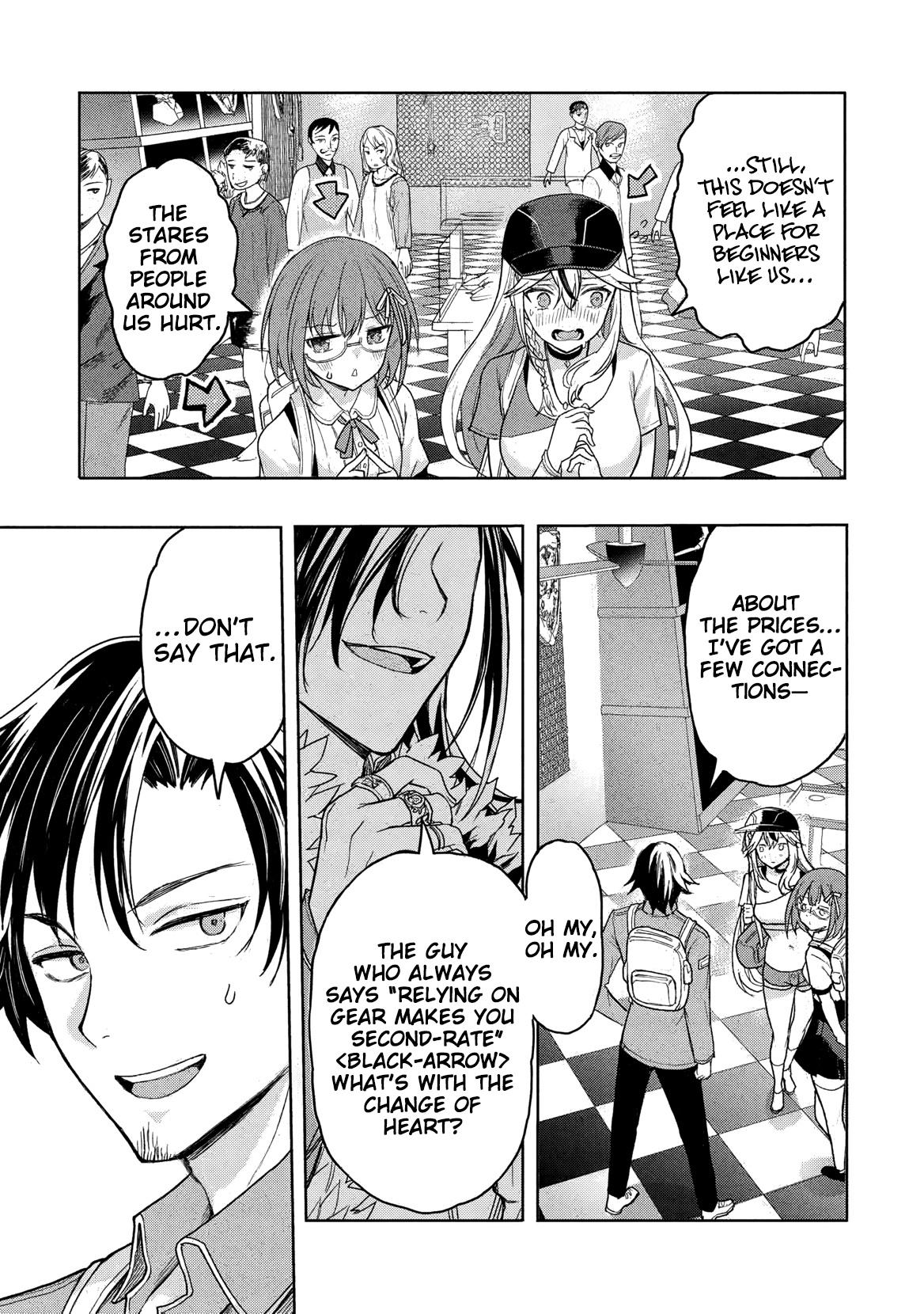 Gal to Dungeon to Shuukai Okure no Tansaku Eiyuutan ~Moto Legend Ima wa Wakeari tei Rank Tansakushana Ore ga, S-Kyuu Gal ni Natsukare Makutte Ikusei wo Makase Sareta~ Chapter 4 - Page 14