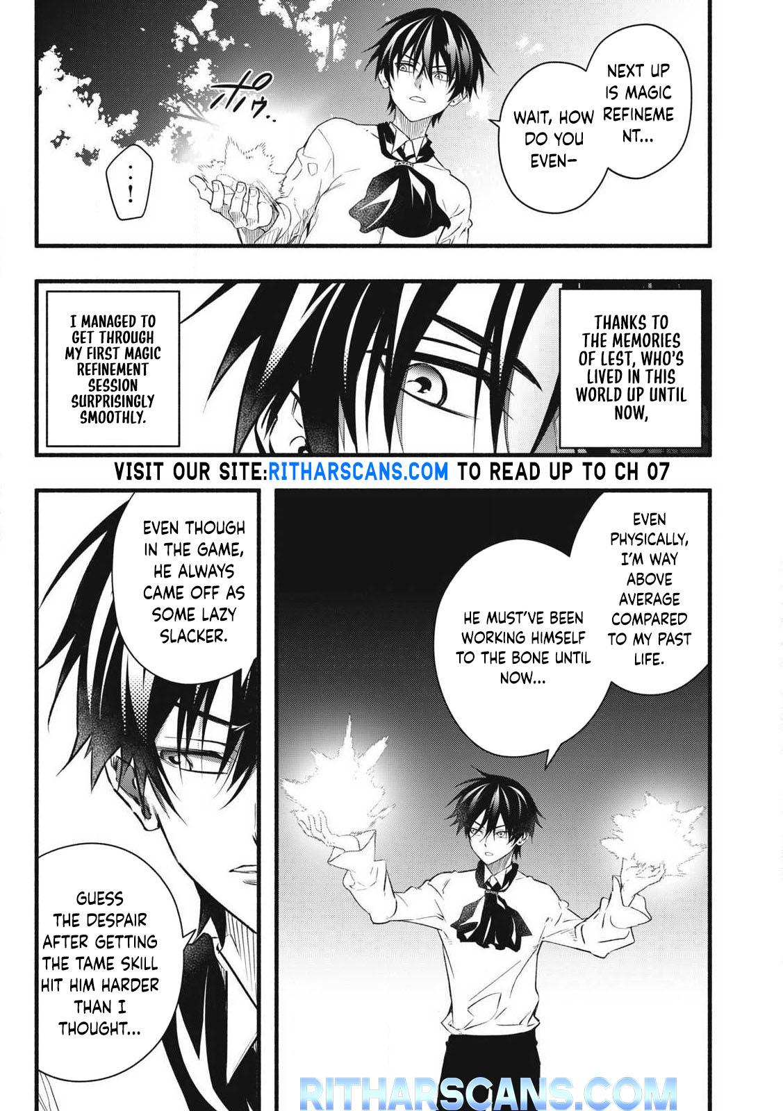 Geemu Chuuban de Shinu Akuyaku Kizoku ni Tensei Shita Node, Hazure Skill [Tame] wo Kushi Shite Saikyou wo Mezashite Mita Chapter 1 - Page 22