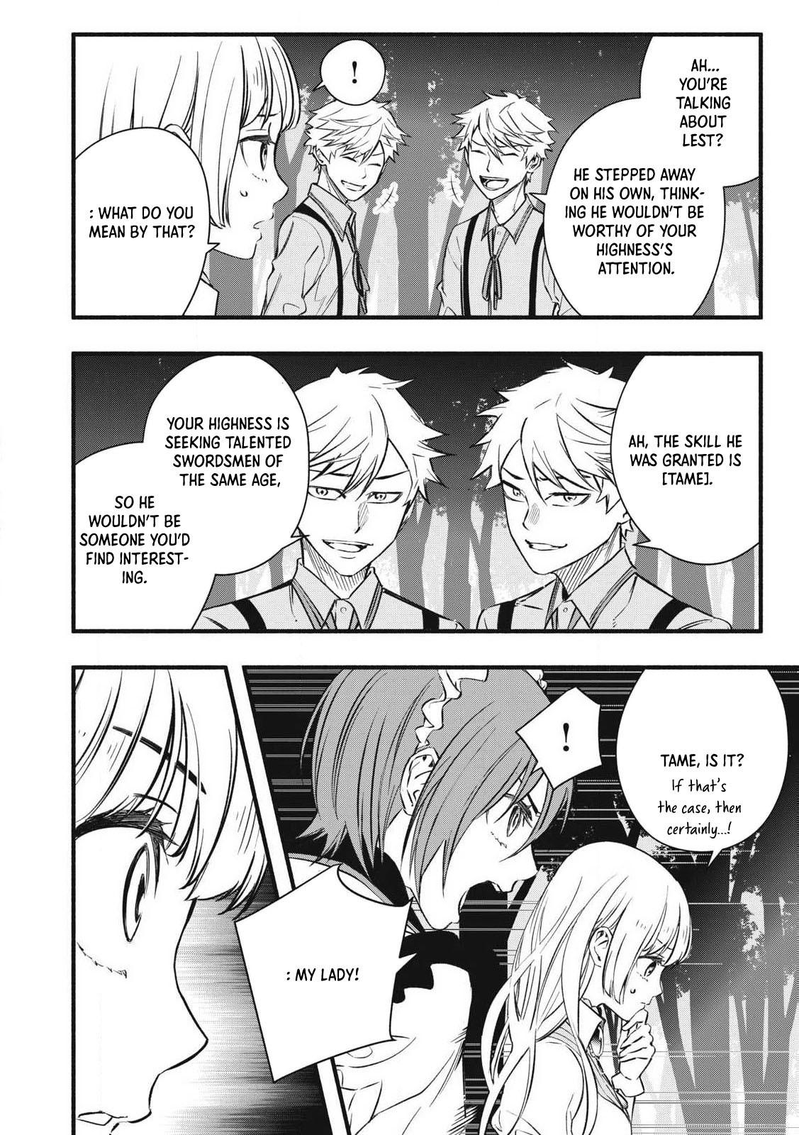 Geemu Chuuban de Shinu Akuyaku Kizoku ni Tensei Shita Node, Hazure Skill [Tame] wo Kushi Shite Saikyou wo Mezashite Mita Chapter 2 - Page 21