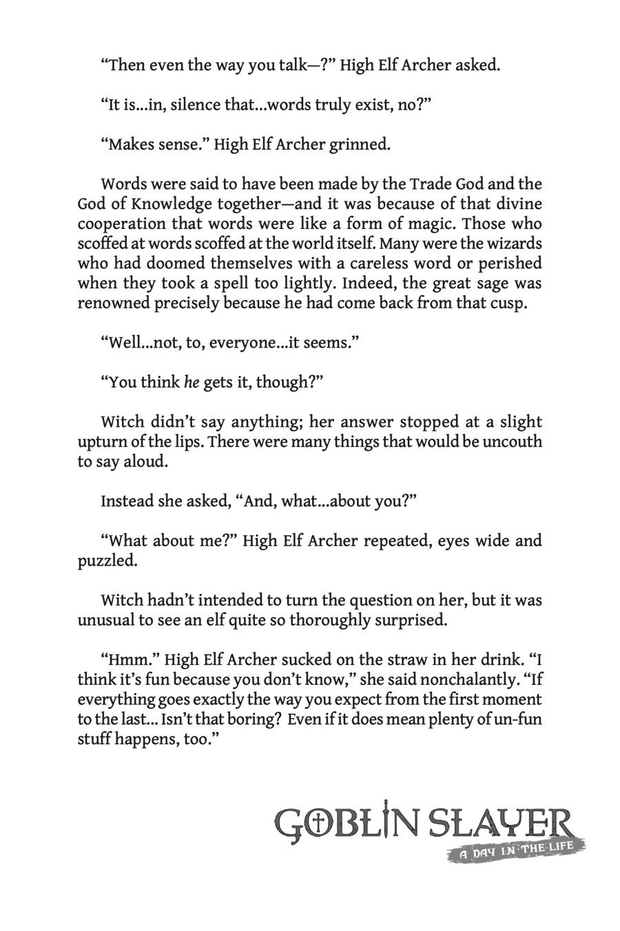 Goblin Slayer - A Day in the Life Chapter 4.5 - Page 10