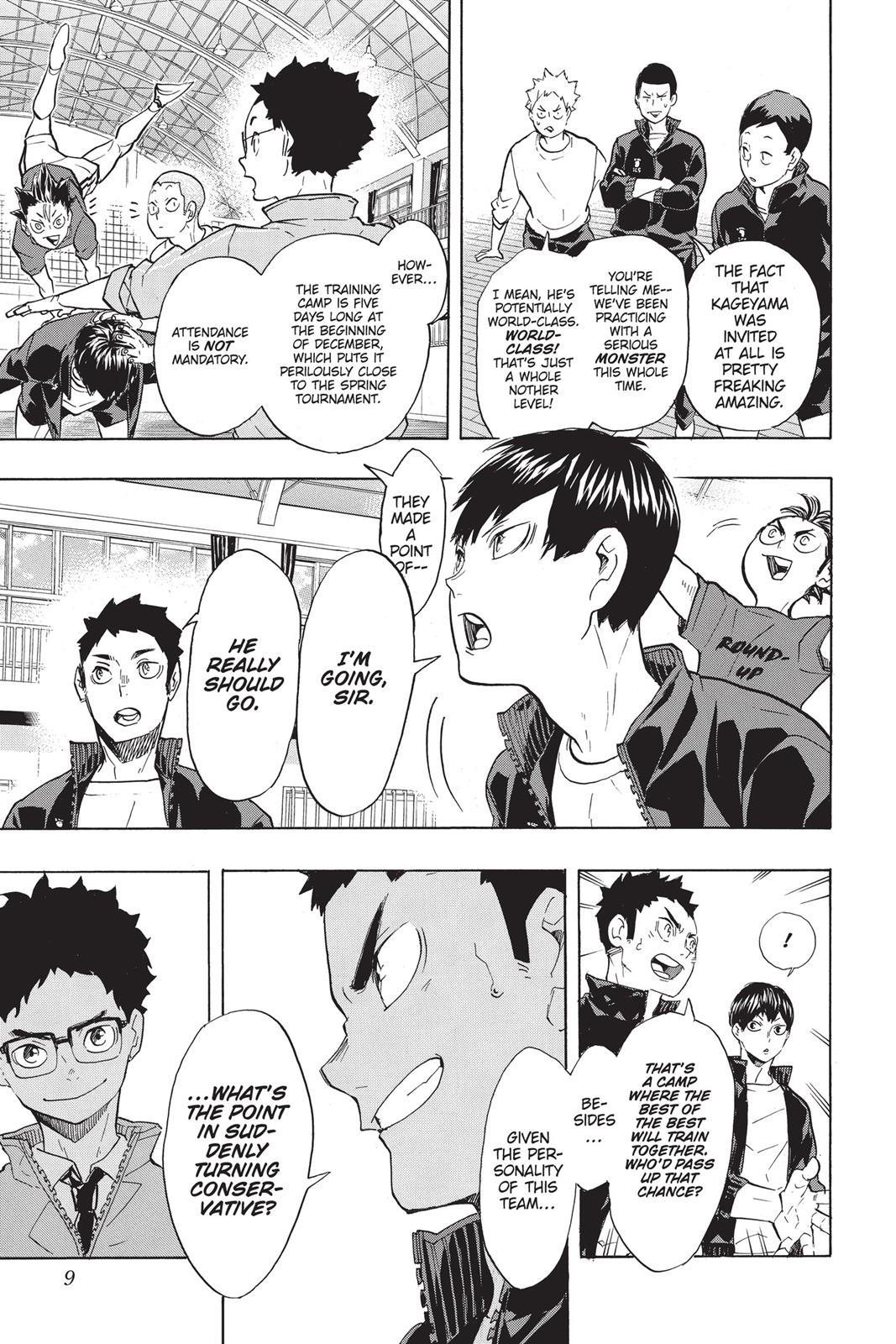 Haikyu!! Chapter 208 - Page 9