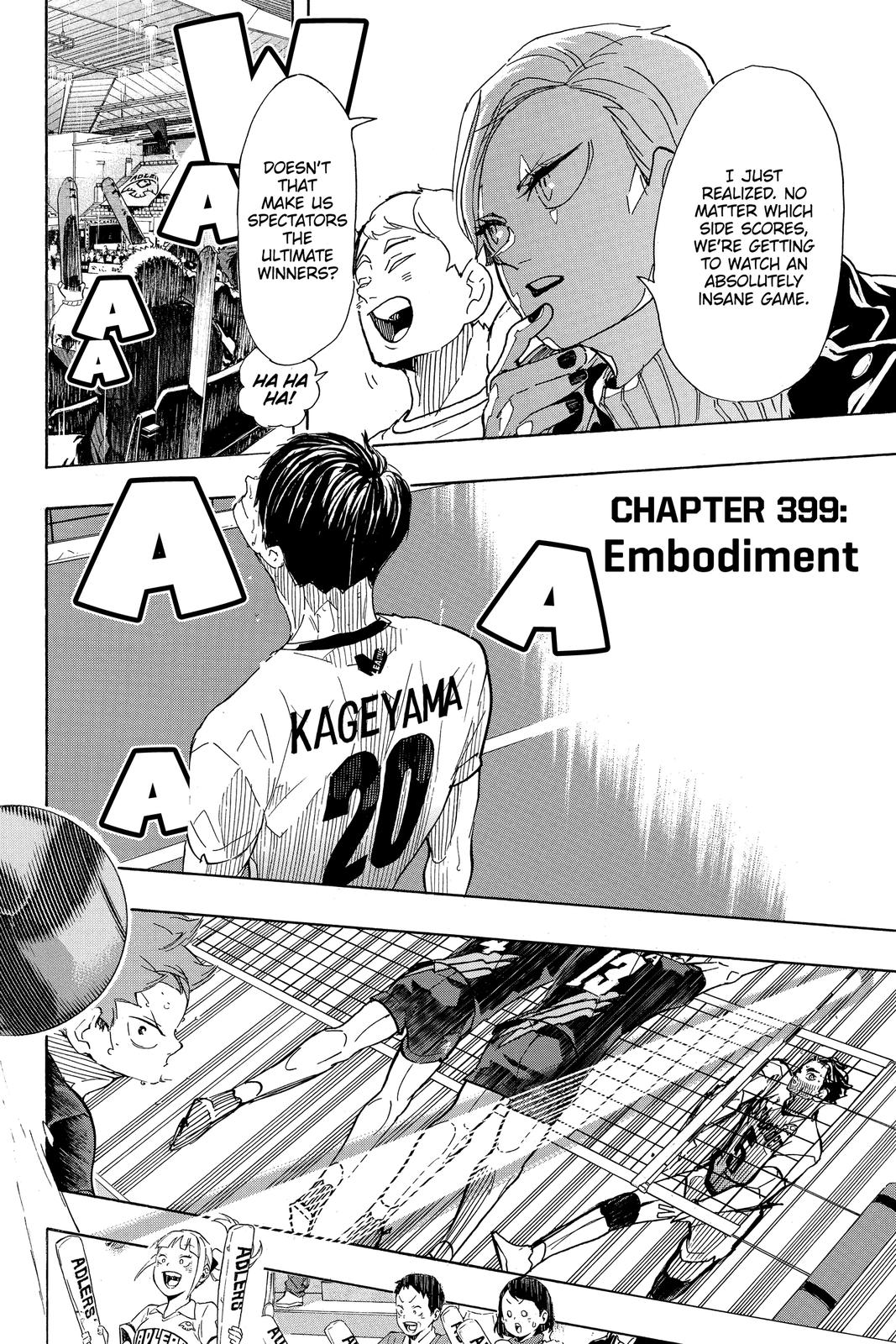 Haikyu!! Chapter 399 - Page 4