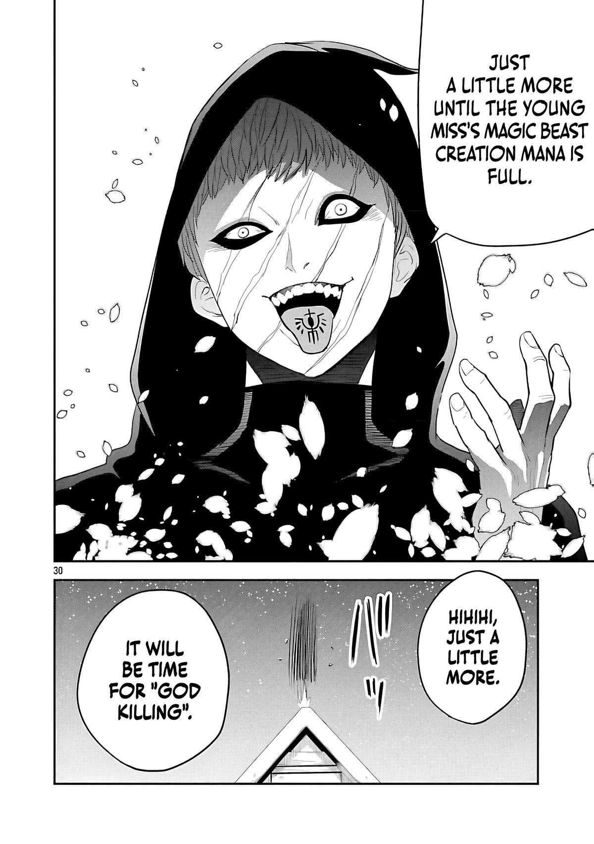 Hametsu Flag Kaihi no Tame Yamaoku e Hikikomotteita Saikyou no Akuyaku wa, Tasuketa Heroine ni Yotte Omotebutai e Tatasareru Chapter 12 - Page 33