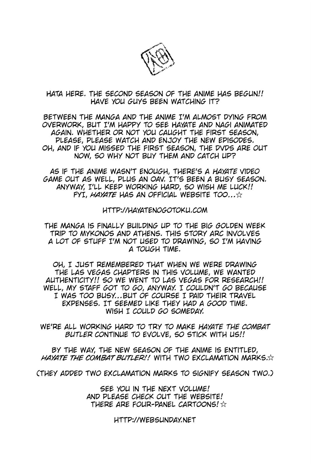 Hayate the Combat Butler Chapter 206 - Page 21