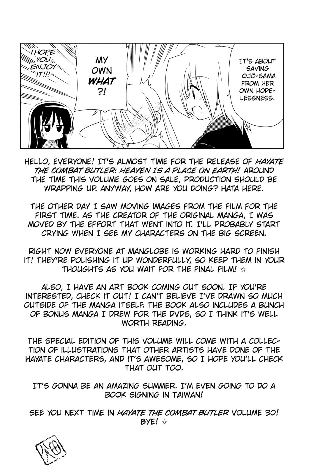 Hayate the Combat Butler Chapter 316 - Page 19