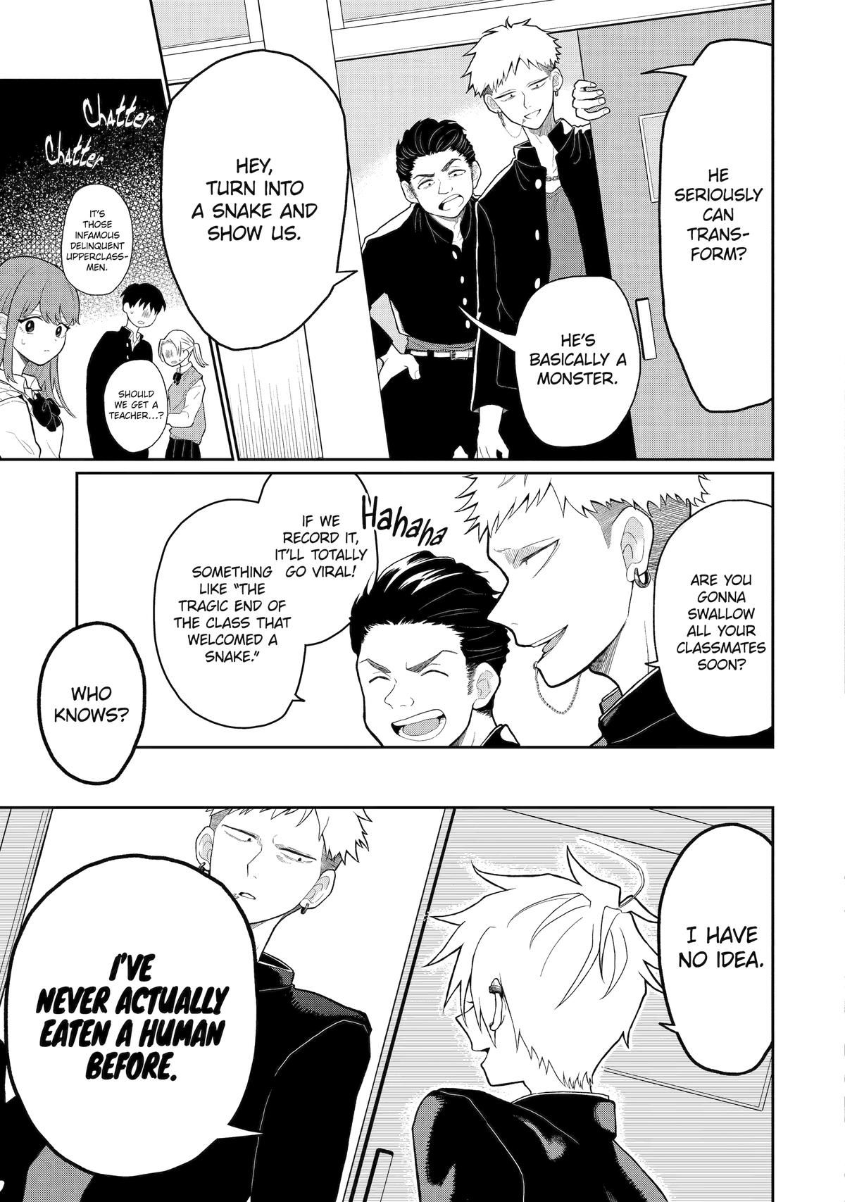 Hebigami Transforms When He's Cold Chapter 1 - Page 5