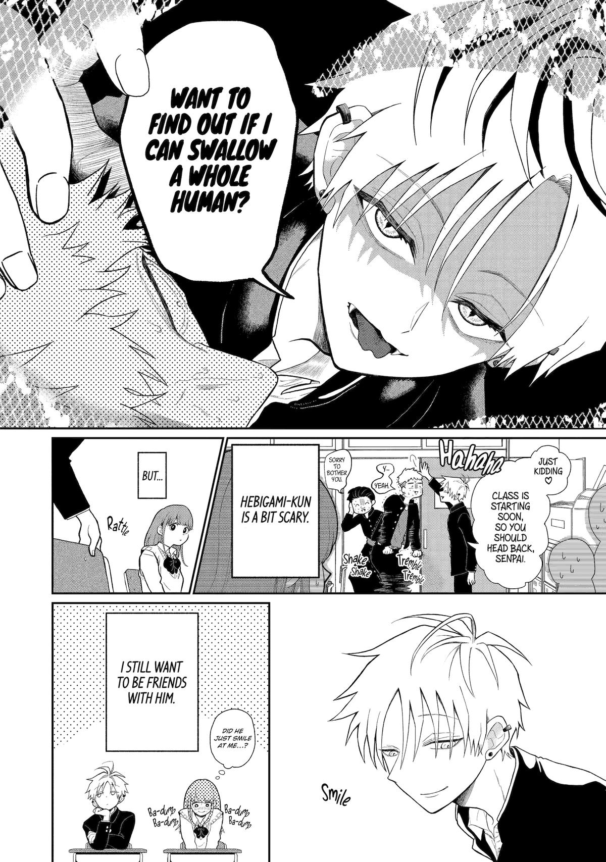 Hebigami Transforms When He's Cold Chapter 1 - Page 6