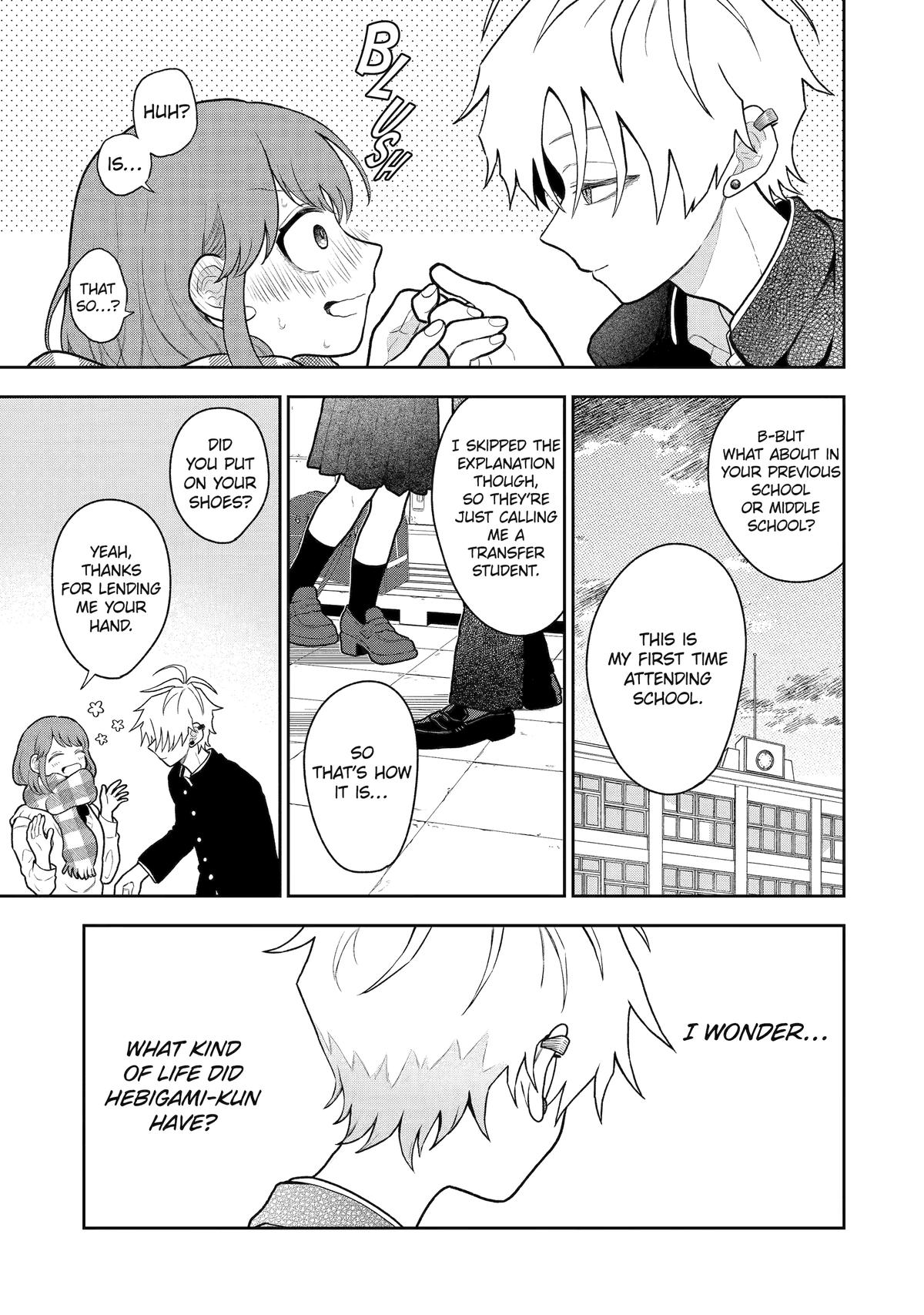 Hebigami Transforms When He's Cold Chapter 4 - Page 13