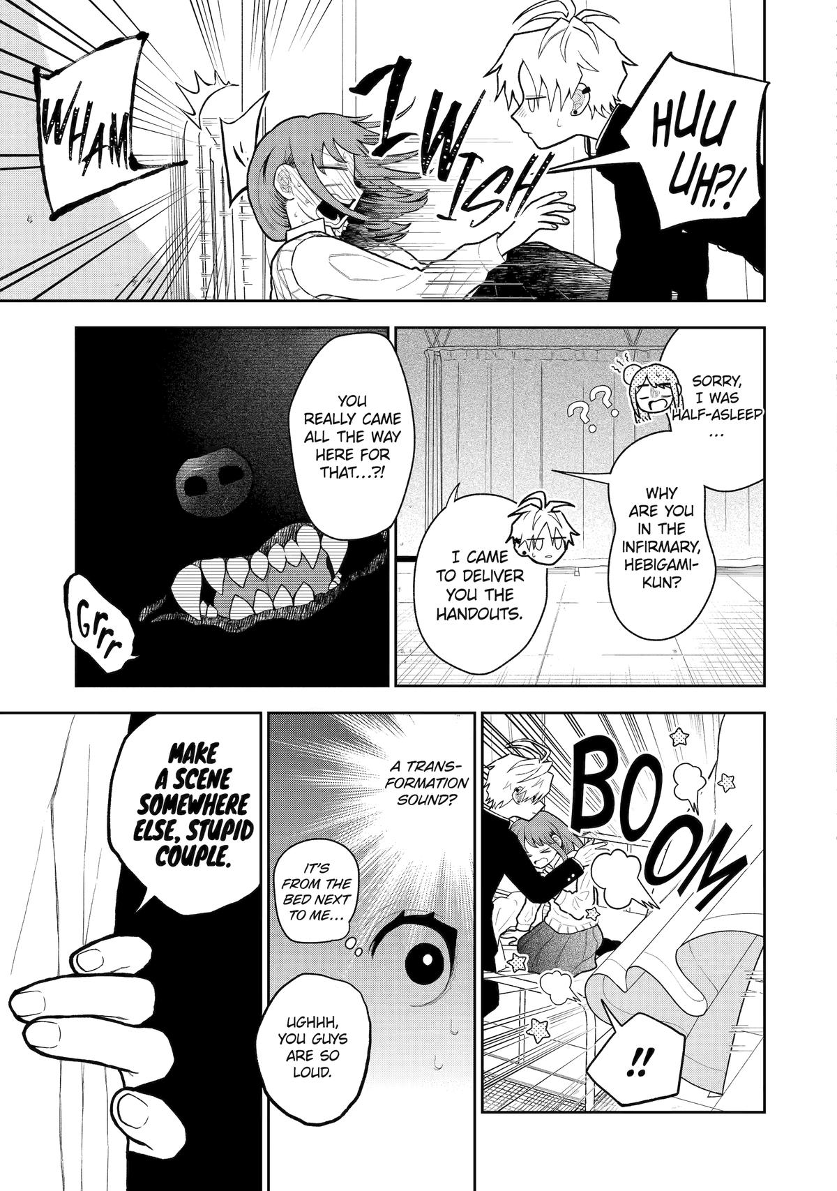 Hebigami Transforms When He's Cold Chapter 5 - Page 9