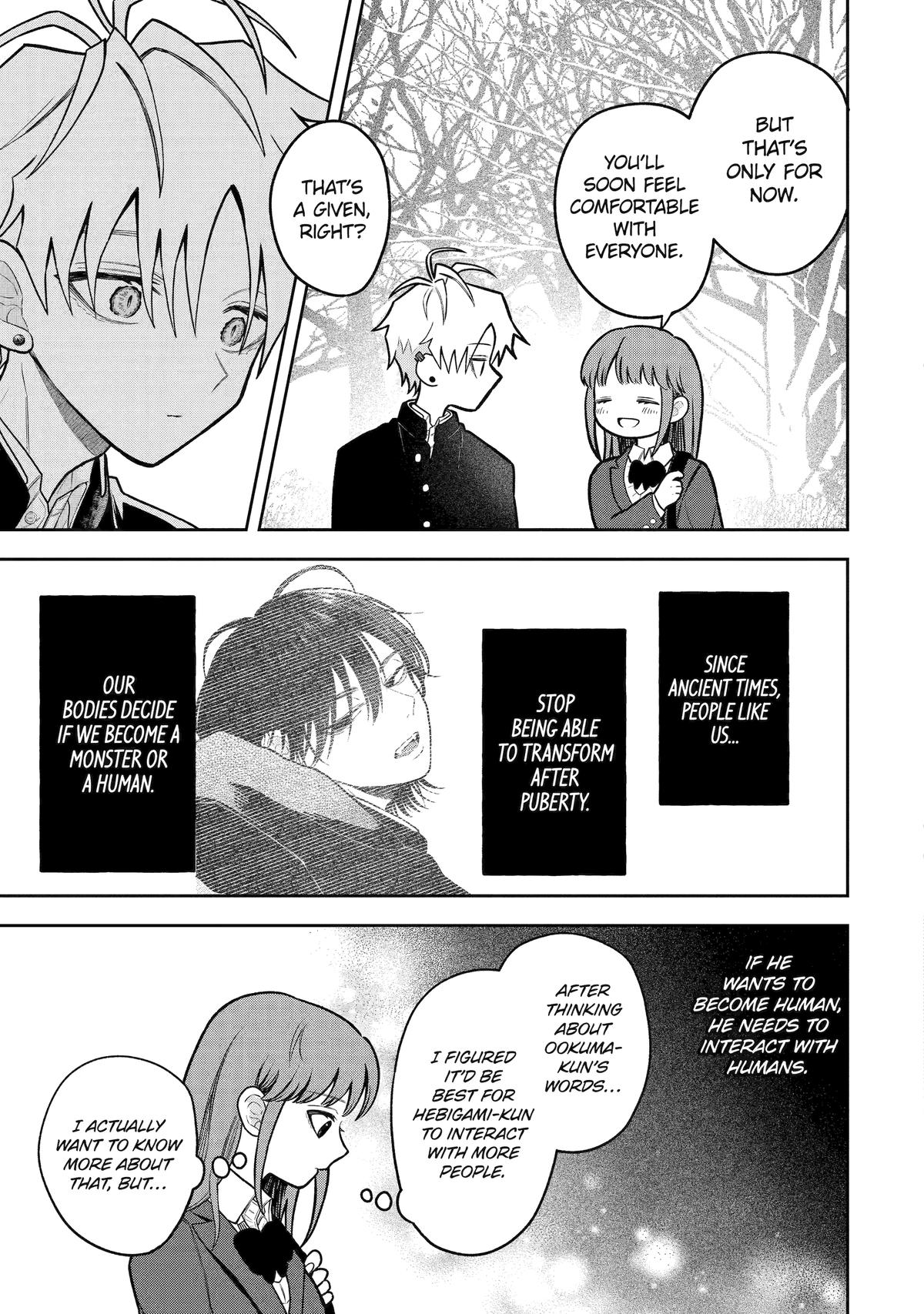 Hebigami Transforms When He's Cold Chapter 9 - Page 7