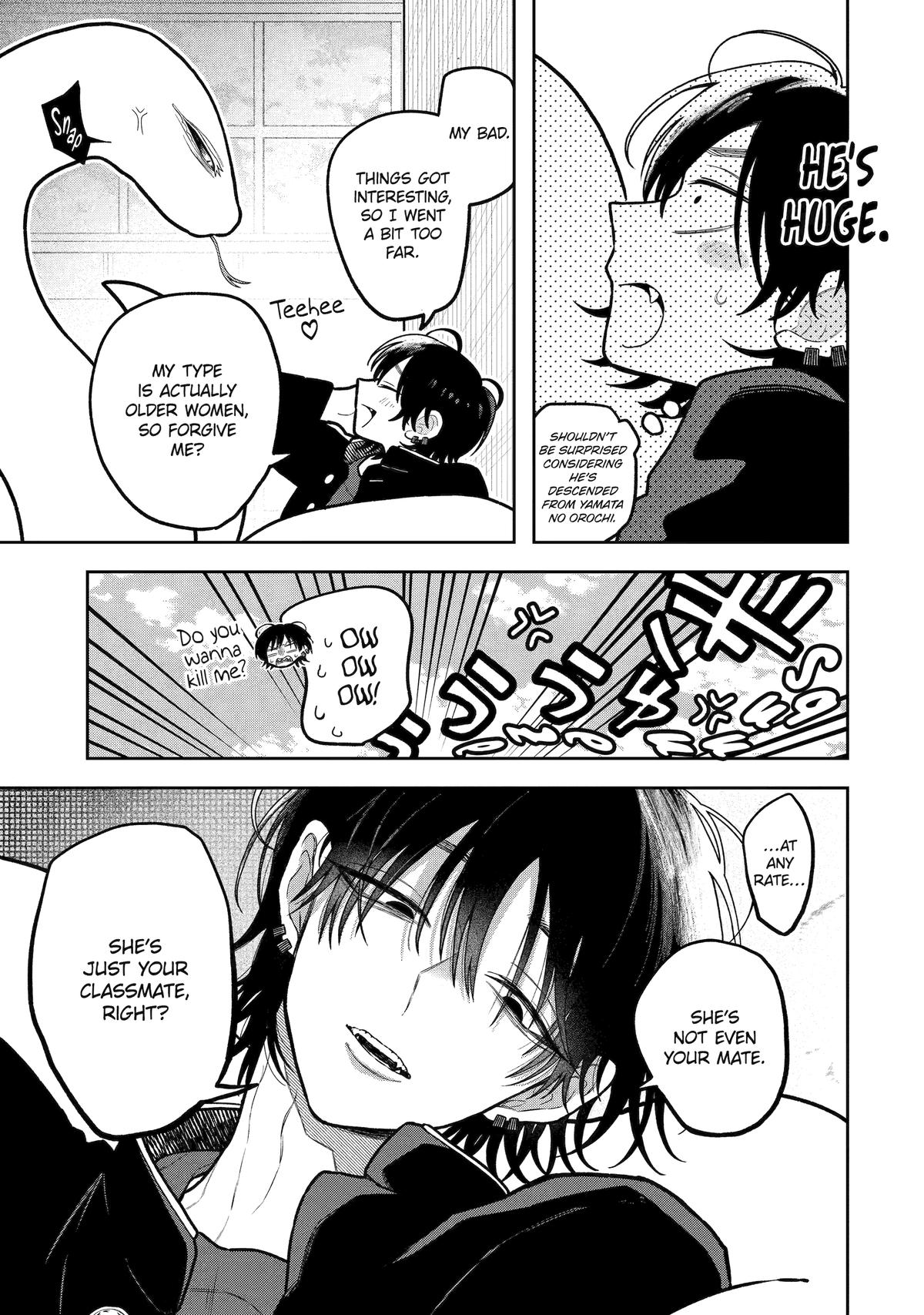 Hebigami Transforms When He's Cold Chapter 12 - Page 9