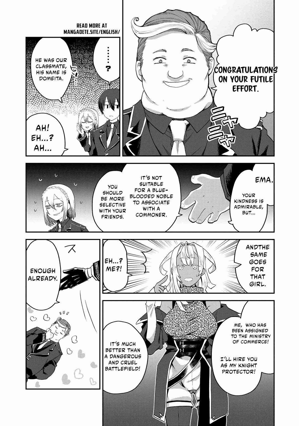 Heimin Shusshin no Teikoku Shoukan, Munou na Kizoku Joukan wo Juurin shite Nariagaru Chapter 1 - Page 11