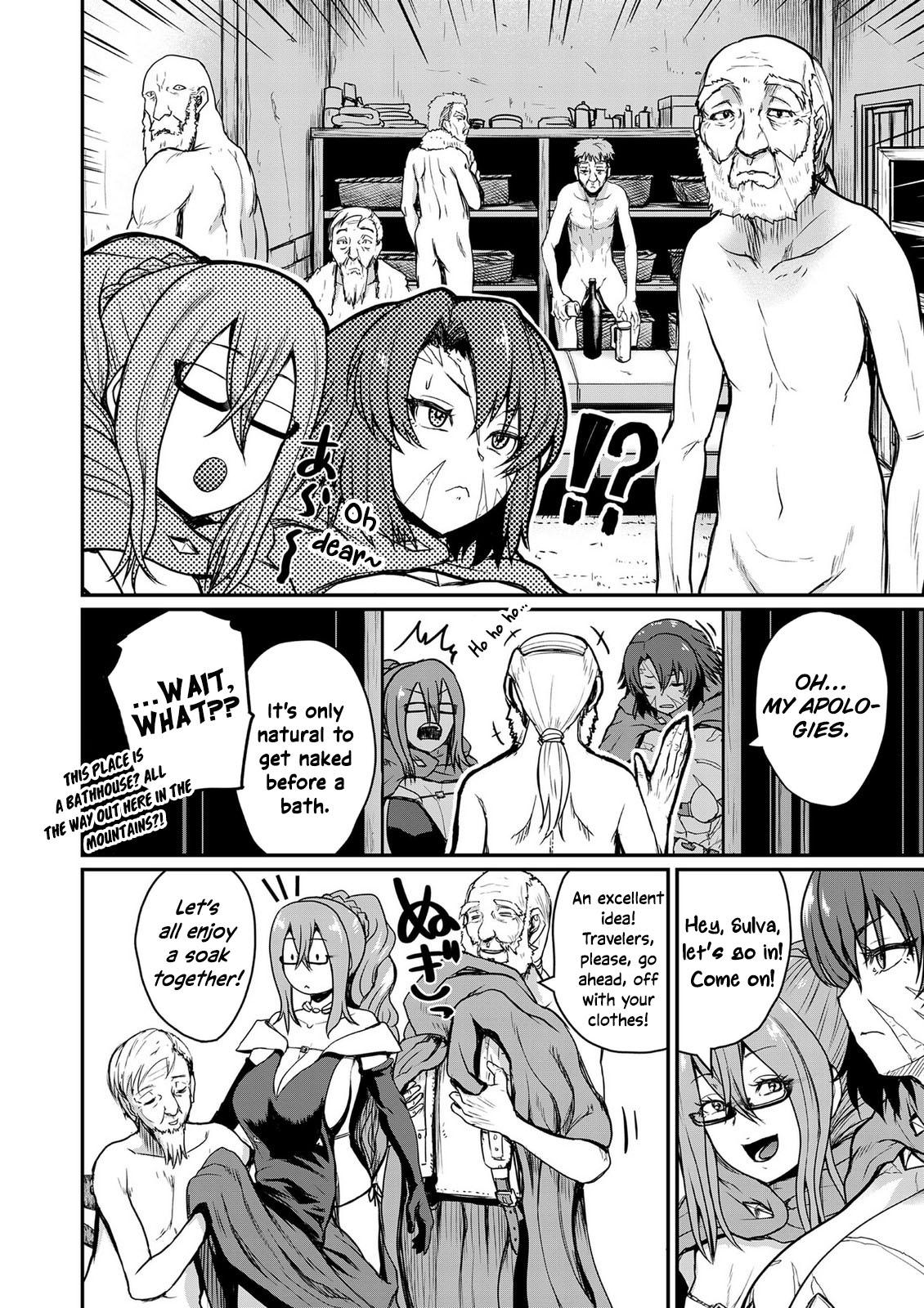 Henkyou no Ofuroya-san, Harem ni Naru: Yamaoku ni Aru Sabireta Onsen no Kounou ga Cheat Sugite Onna Boukensha ni Daininki na Ken Chapter 1 - Page 9
