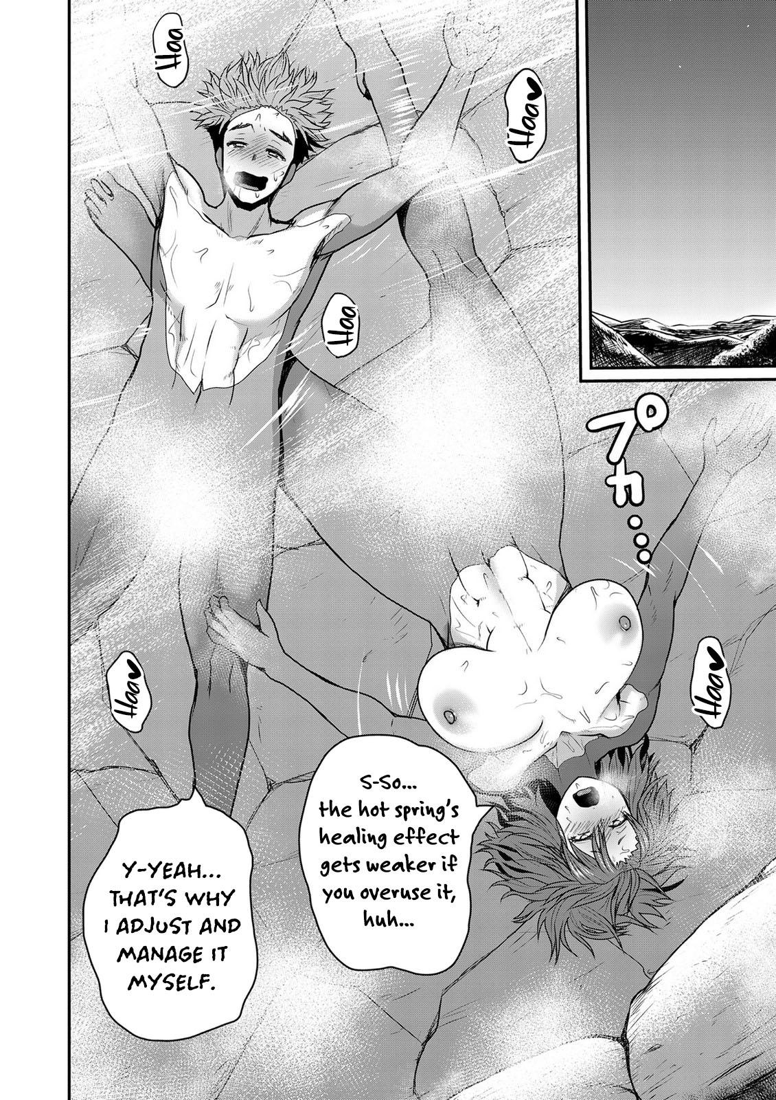 Henkyou no Ofuroya-san, Harem ni Naru: Yamaoku ni Aru Sabireta Onsen no Kounou ga Cheat Sugite Onna Boukensha ni Daininki na Ken Chapter 3 - Page 23