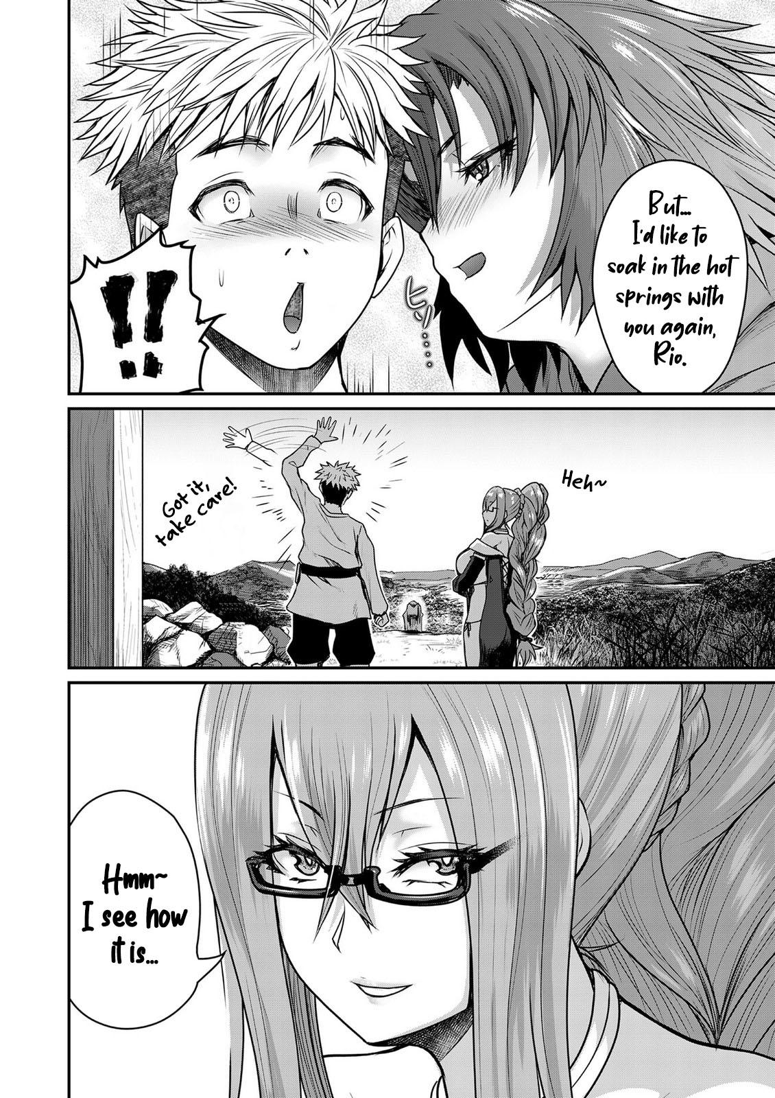 Henkyou no Ofuroya-san, Harem ni Naru: Yamaoku ni Aru Sabireta Onsen no Kounou ga Cheat Sugite Onna Boukensha ni Daininki na Ken Chapter 3 - Page 25