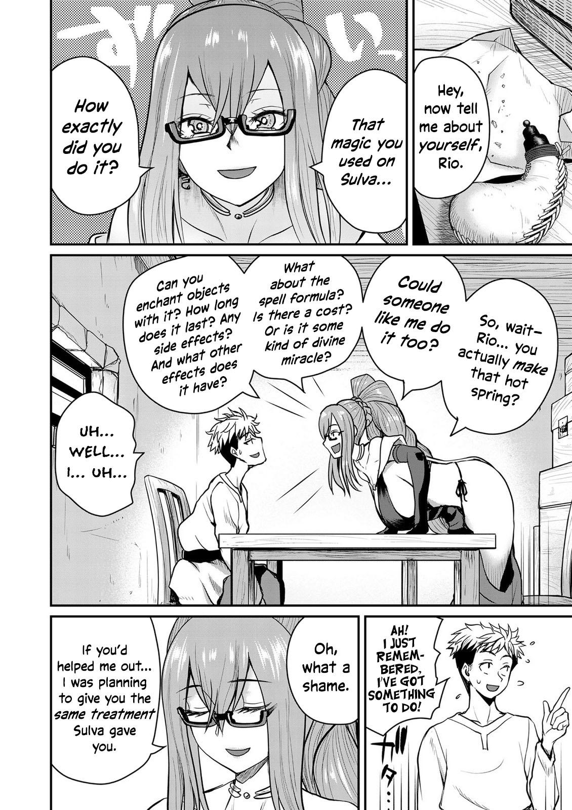 Henkyou no Ofuroya-san, Harem ni Naru: Yamaoku ni Aru Sabireta Onsen no Kounou ga Cheat Sugite Onna Boukensha ni Daininki na Ken Chapter 4 - Page 7