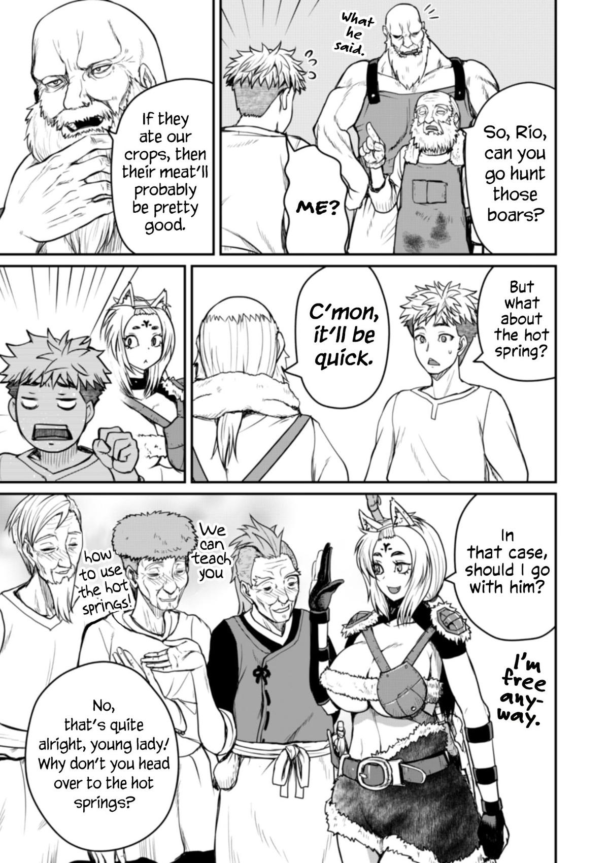 Henkyou no Ofuroya-san, Harem ni Naru: Yamaoku ni Aru Sabireta Onsen no Kounou ga Cheat Sugite Onna Boukensha ni Daininki na Ken Chapter 6 - Page 12