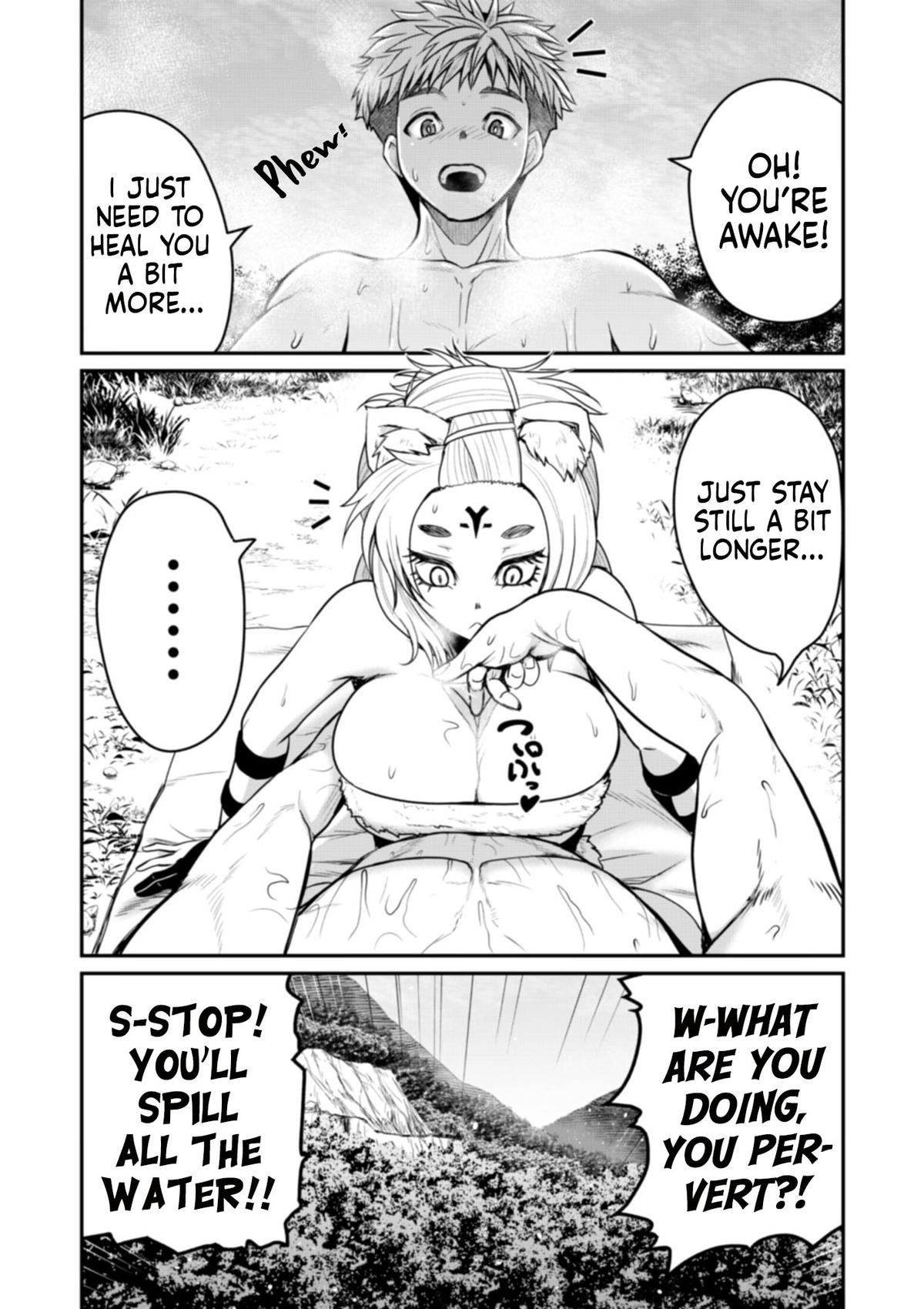 Henkyou no Ofuroya-san, Harem ni Naru: Yamaoku ni Aru Sabireta Onsen no Kounou ga Cheat Sugite Onna Boukensha ni Daininki na Ken Chapter 6 - Page 26