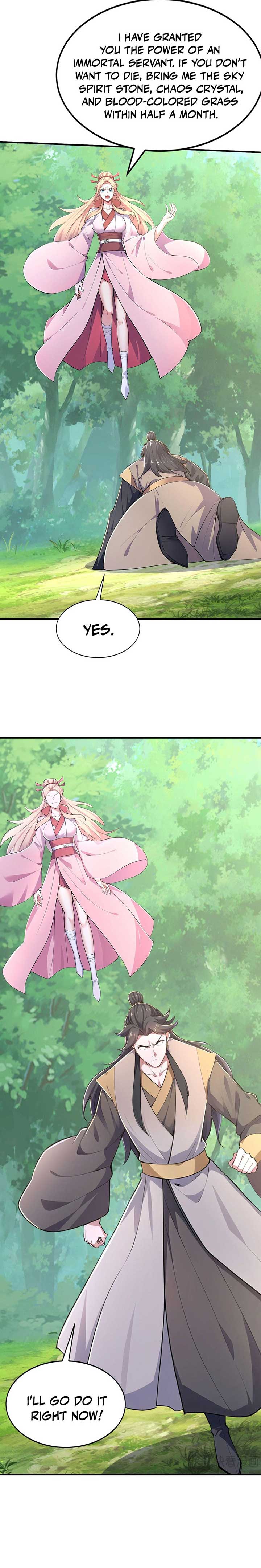 I Get Stronger Just by Lying down while My Apprentice Cultivates Chapter 63 - Page 14