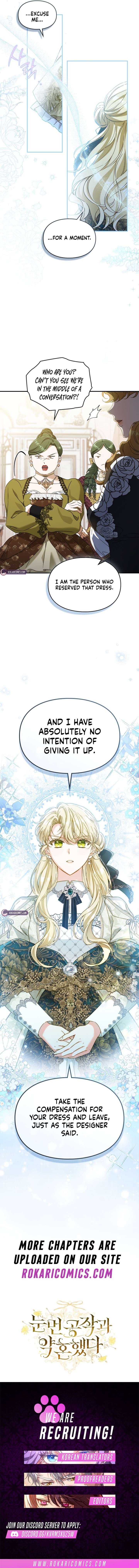 I Got Engaged To The Blind Duke Chapter 26 - Page 14