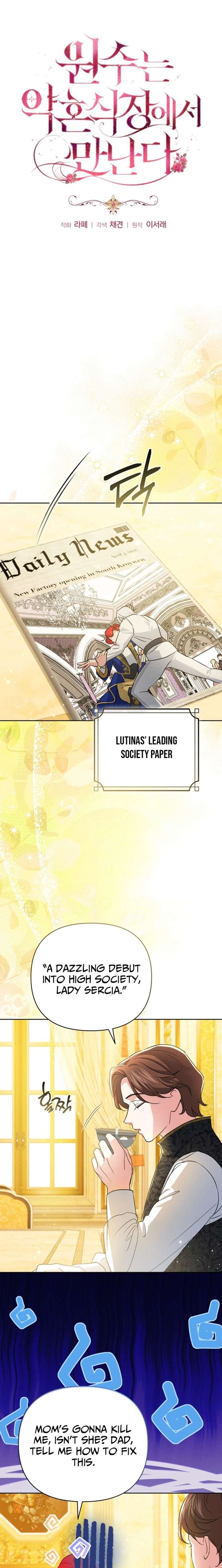 I Met My Enemy at the Engagement Party Chapter 24 - Page 9