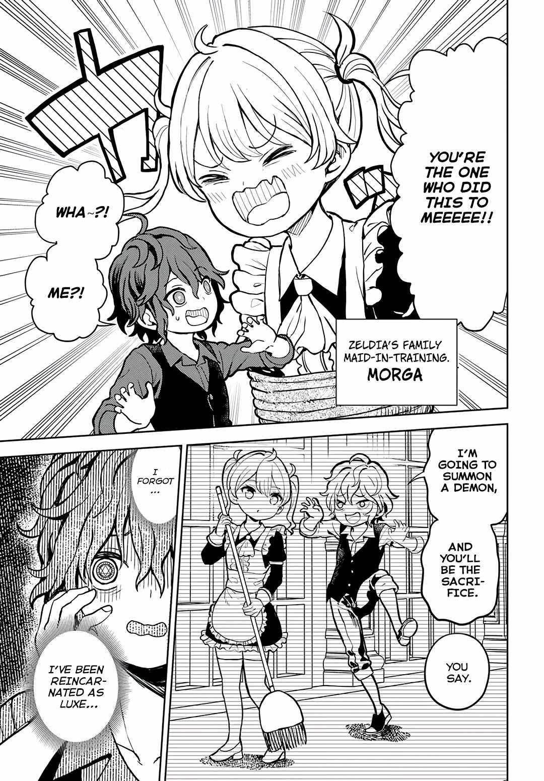 I Was Reincarnated as the Villain With Evil Eyes, so I Aim to Be a Mob Character Chapter 1 - Page 11