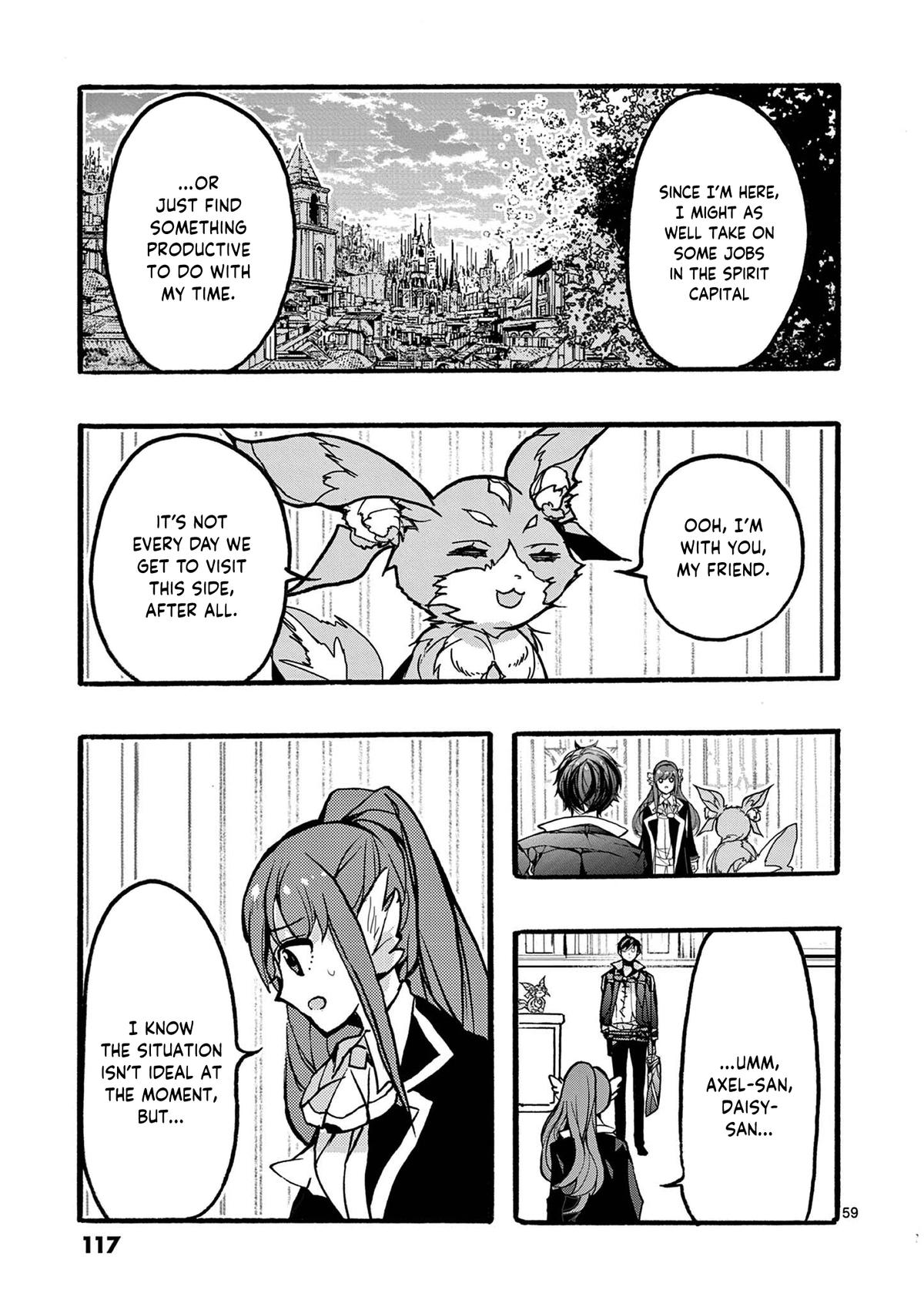 I went from the strongest job, Dragon Knight, to a beginner level job Chapter 46 - Page 59