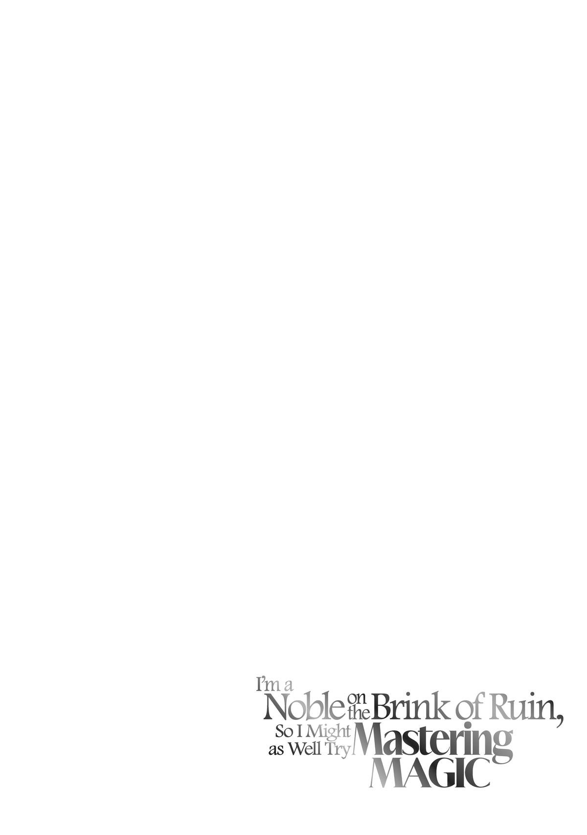 I'm a Noble on the Brink of Ruin, So I Might as Well Try Mastering Magic Chapter 26 - Page 36