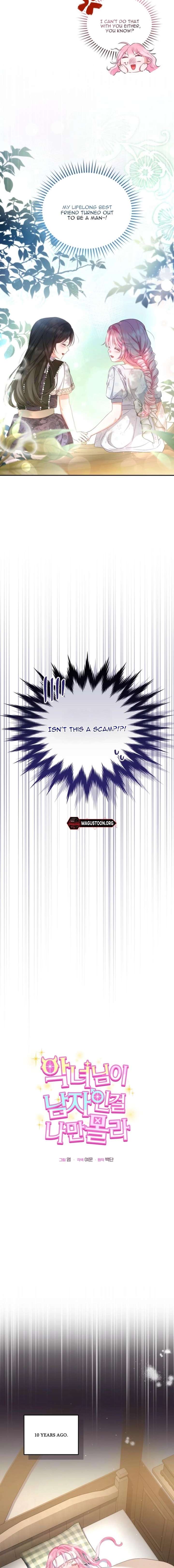 I’m the Only One Who Doesn’t Know the Villainess Is a Man Chapter 1 - Page 9