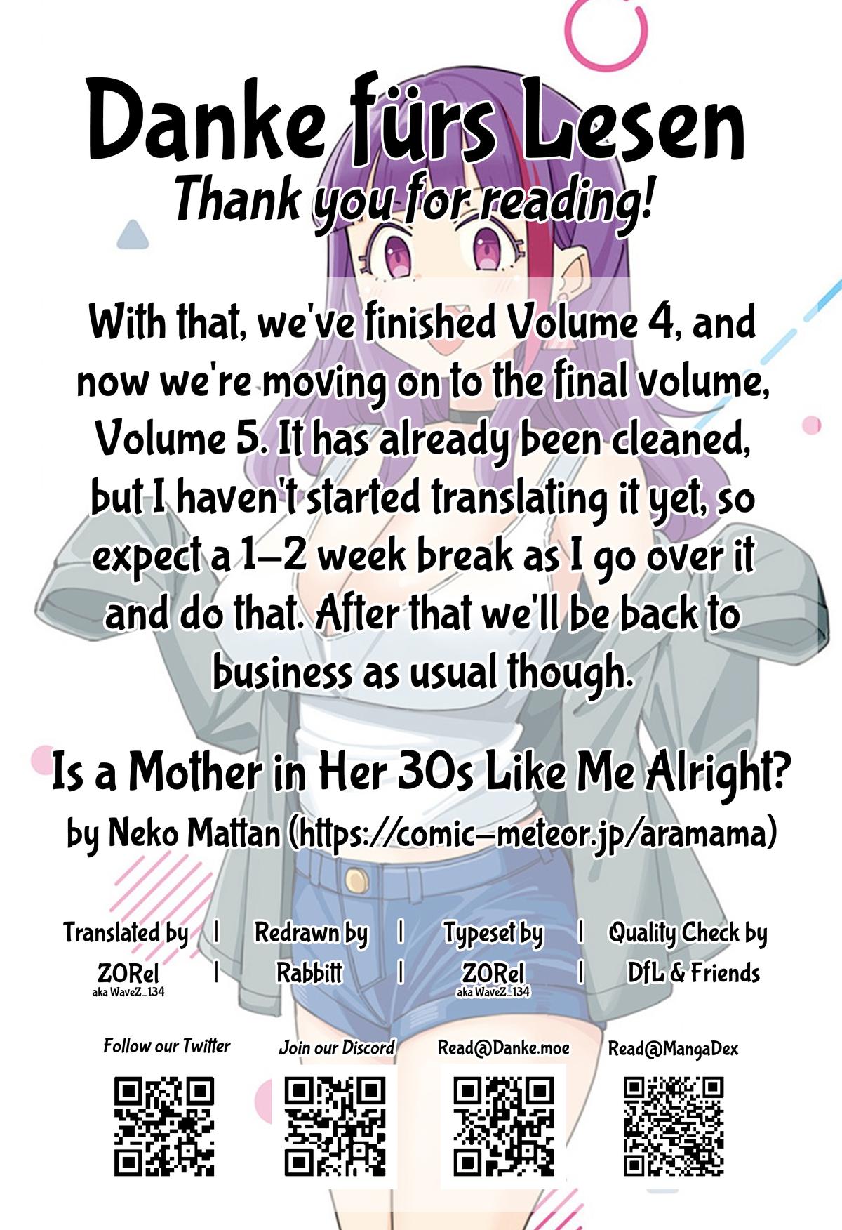 Is a Mother in Her 30s Like Me Alright? Chapter 44.5 - Page 17