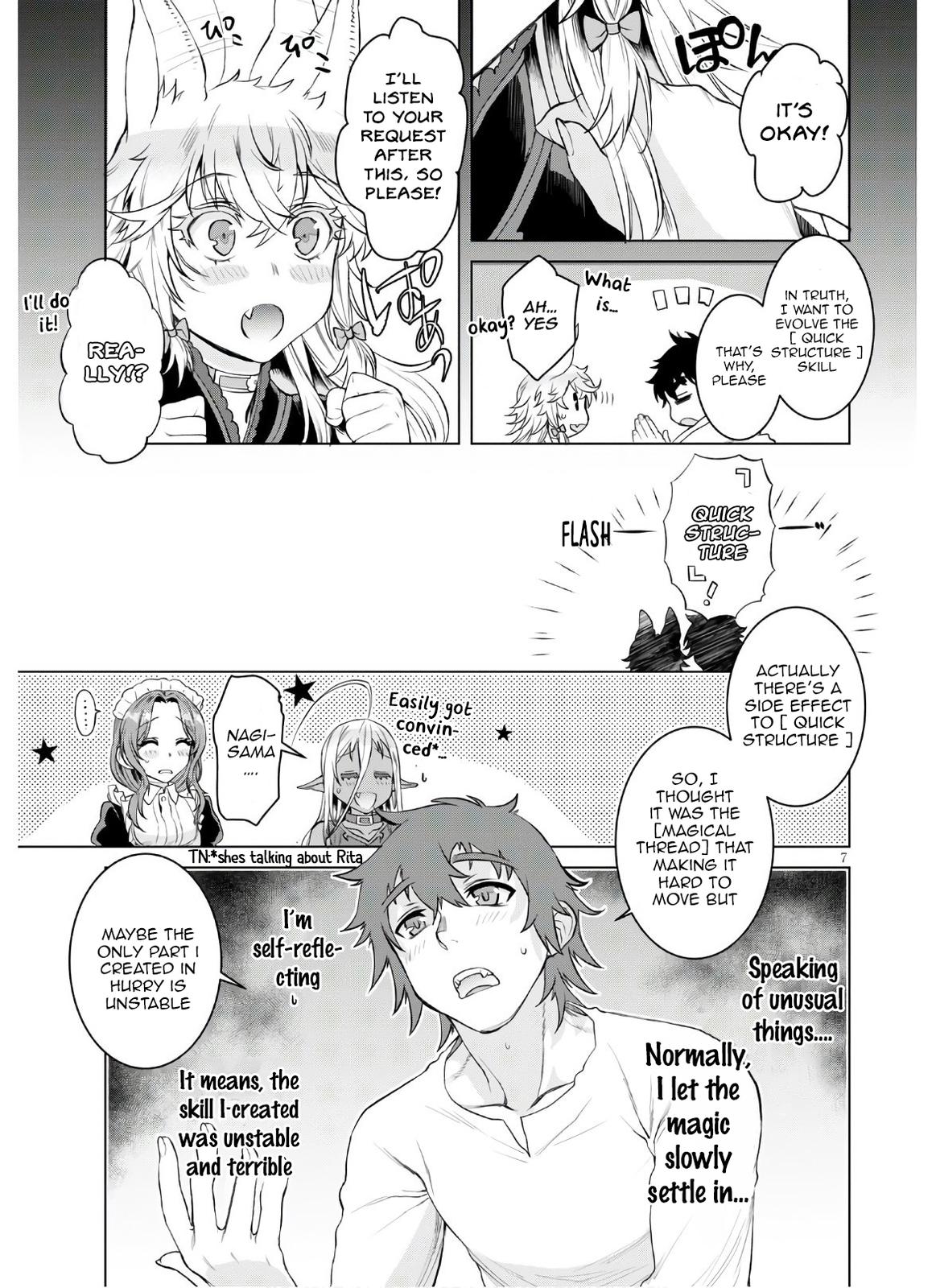 Isekai de Skill wo Kaitai Shitara Cheat na Yome ga Zoushoku Shimashita: Gainen Kousa no Structure Chapter 34 - Page 7