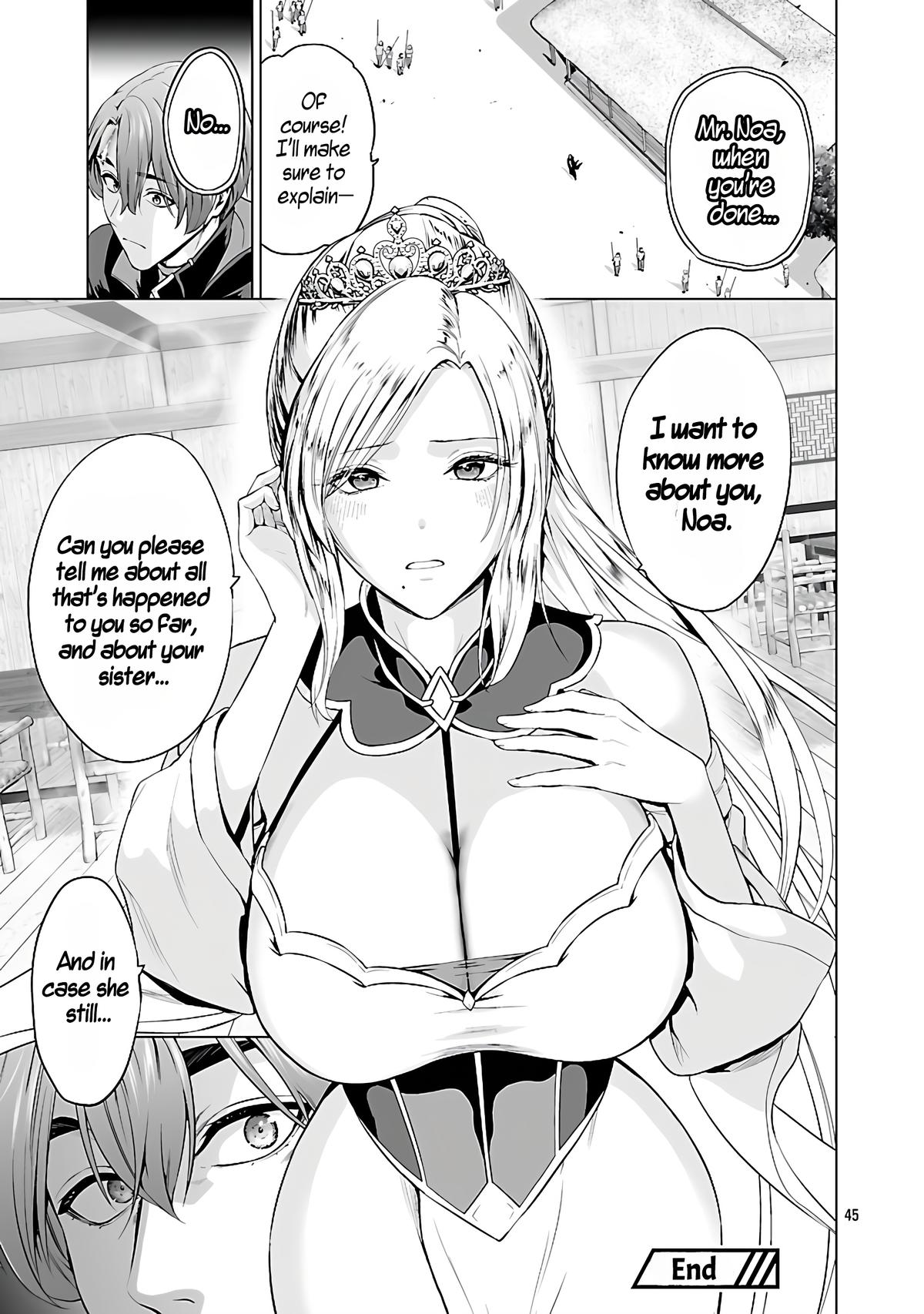 Isekai H Eiyuuden ~Bishoujo Senshi-tachi wa Saikyou Gunshi no Muchana Onegai ni Sakaraenai~ Chapter 5.1 - Page 46