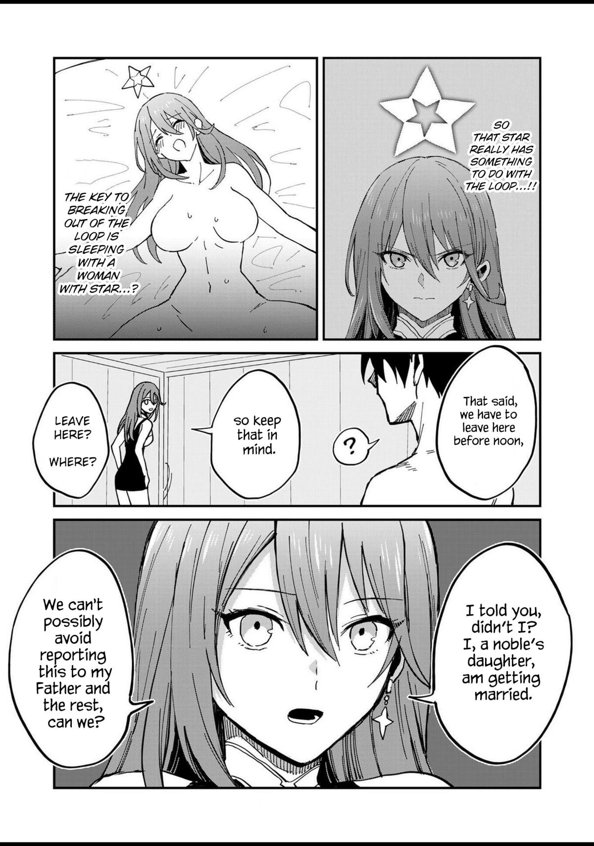 Isekai Harem Loop: Kurikaesareru 1-nichi kara Dasshutsu Suru Tame ni Dakimakurimasu Chapter 3 - Page 39