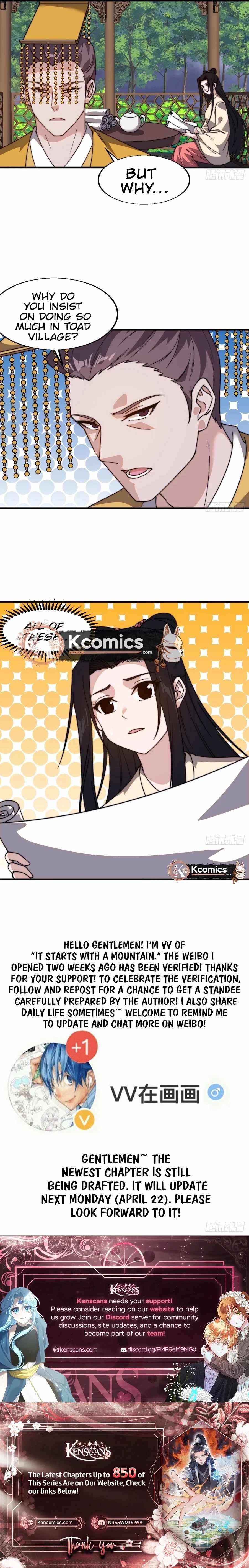 It Starts With a Mountain Chapter 829 - Page 13