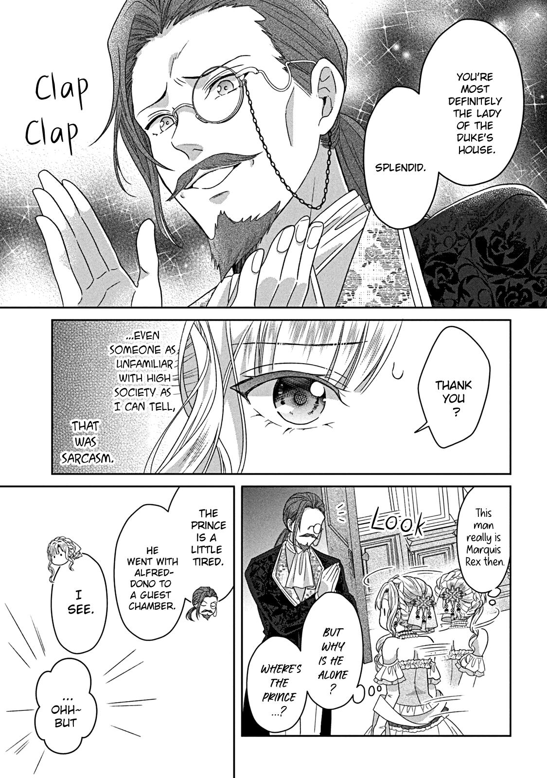 Itsuwari no Akujo desuga Suenagaku Shiawase ni Narimashou: Onozomi no "Koiooki Onna" o Enjiteiru noni Otto no Yousu ga Okashii Chapter 12 - Page 24