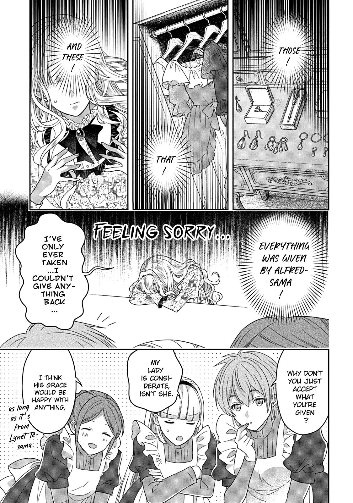 Itsuwari no Akujo desuga Suenagaku Shiawase ni Narimashou: Onozomi no "Koiooki Onna" o Enjiteiru noni Otto no Yousu ga Okashii Chapter 12.5 - Page 4