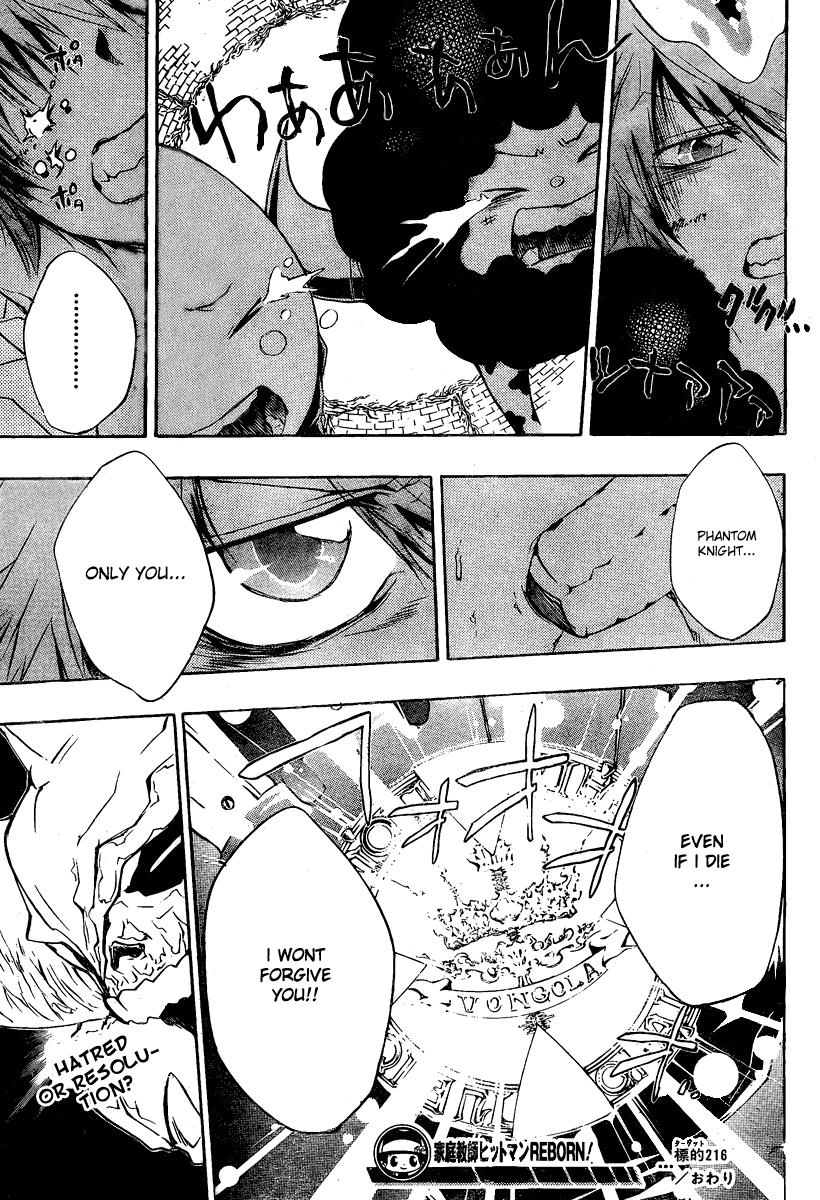 Katekyo Hitman Reborn! Chapter 216 - Page 16