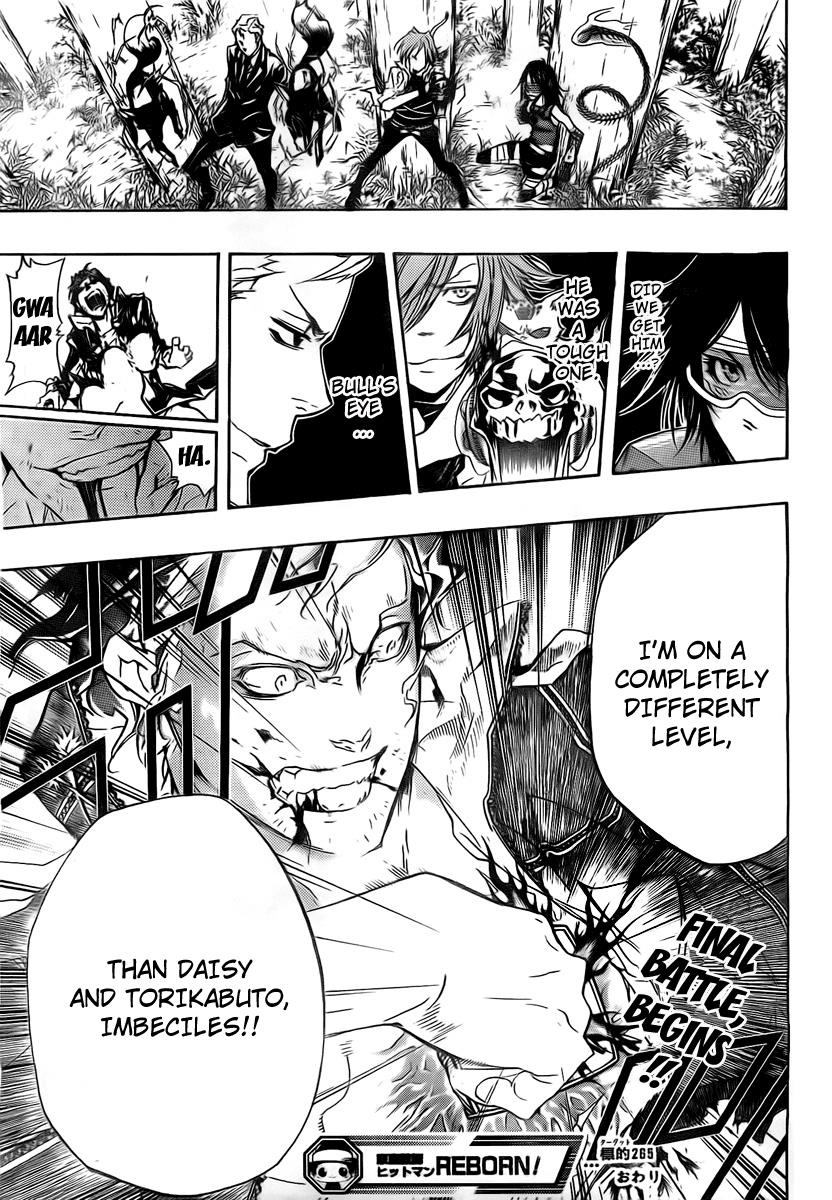 Katekyo Hitman Reborn! Chapter 265 - Page 17