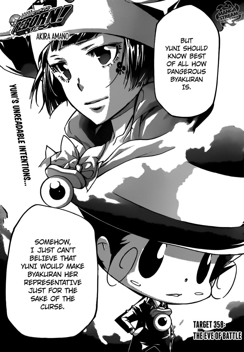 Katekyo Hitman Reborn! Chapter 358 - Page 6