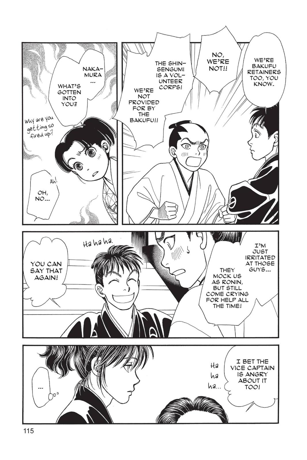 Kaze Hikaru Chapter 29 - Page 114