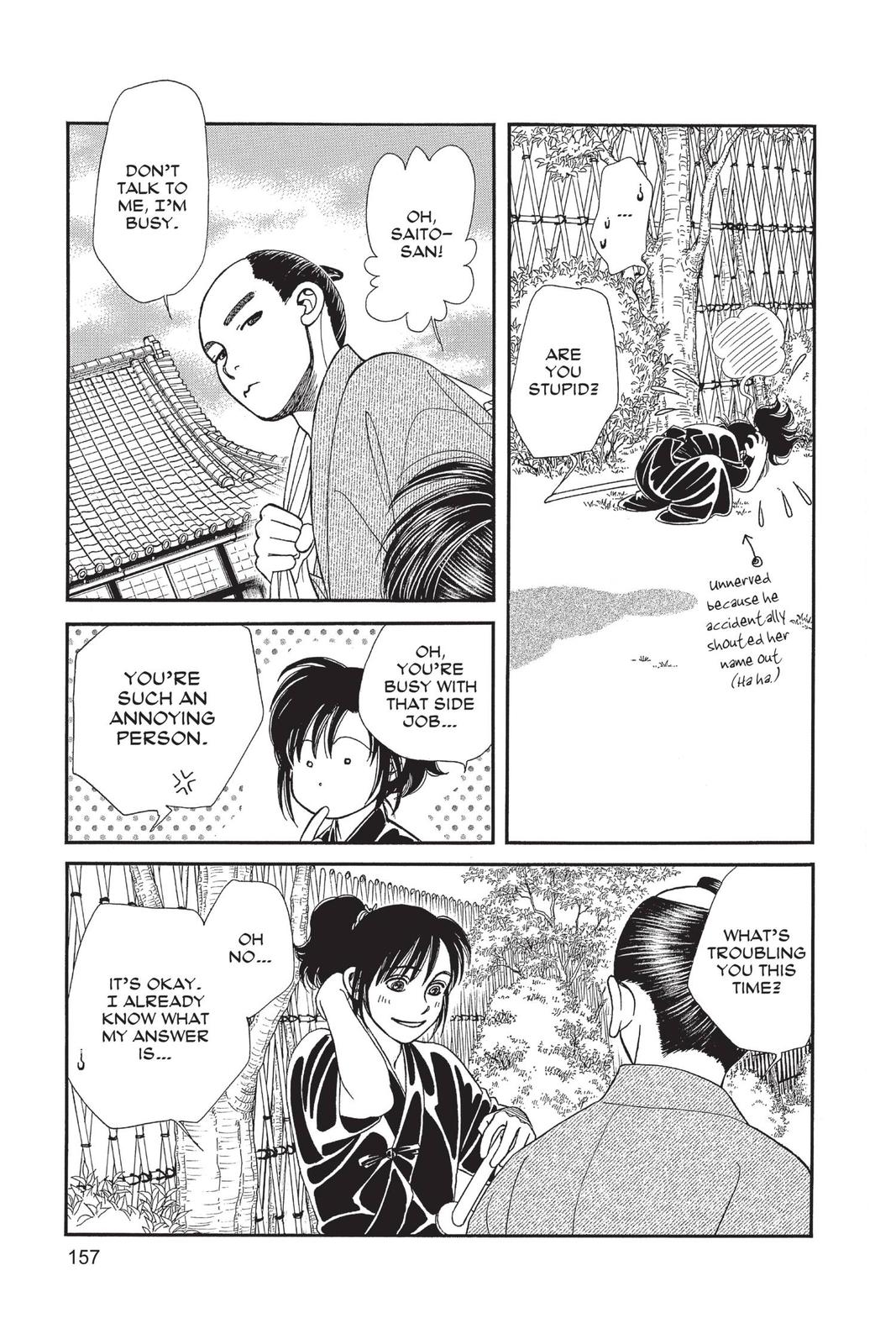 Kaze Hikaru Chapter 29 - Page 156