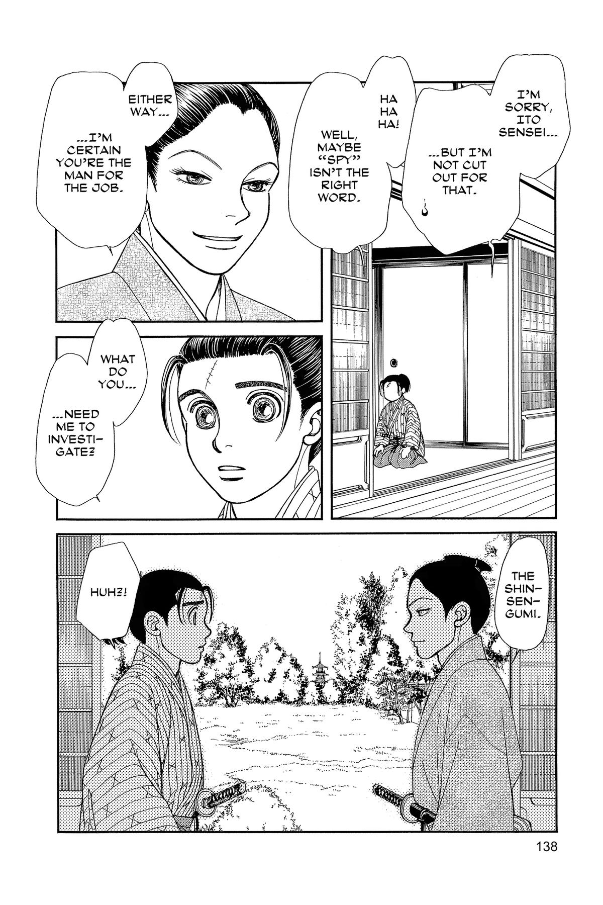 Kaze Hikaru Chapter 33 - Page 140