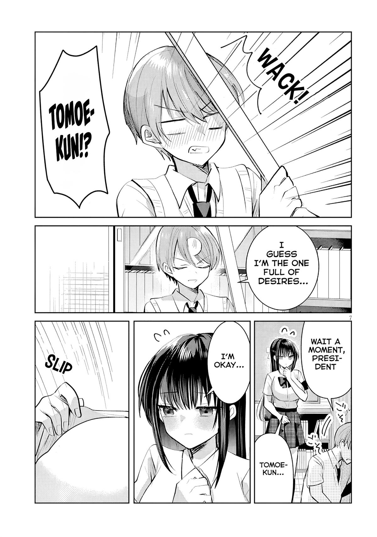 Kotowarenai Kaichou wa Tomoe-kun ni Dake shite Agetai Chapter 21 - Page 8