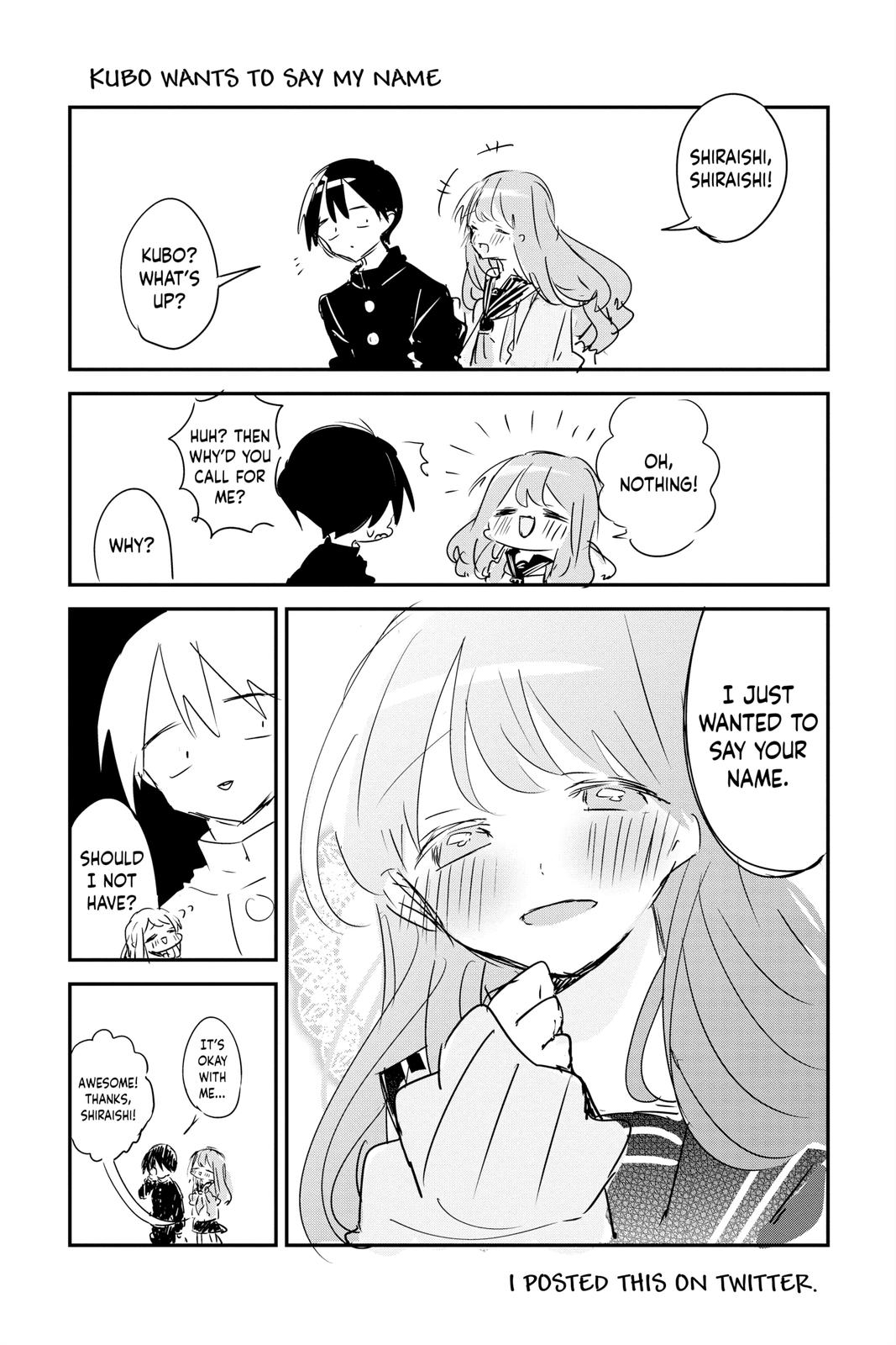 Kubo Won't Let Me Be Invisible Chapter 90 - Page 14