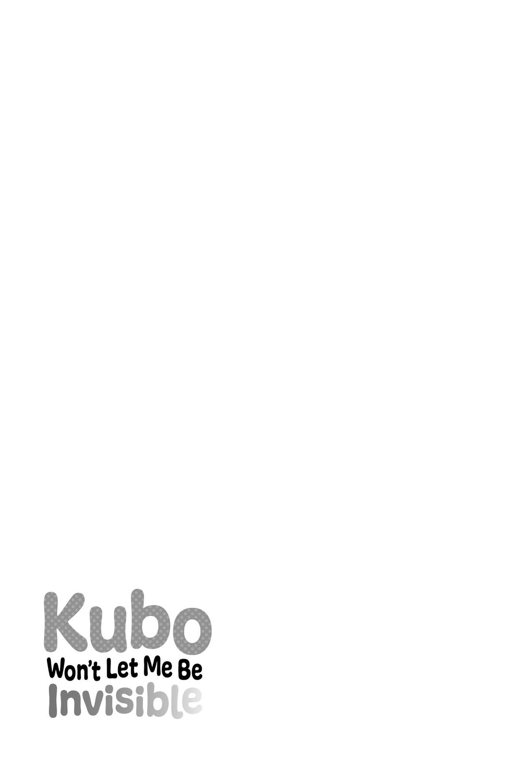 Kubo Won't Let Me Be Invisible Chapter 90 - Page 15