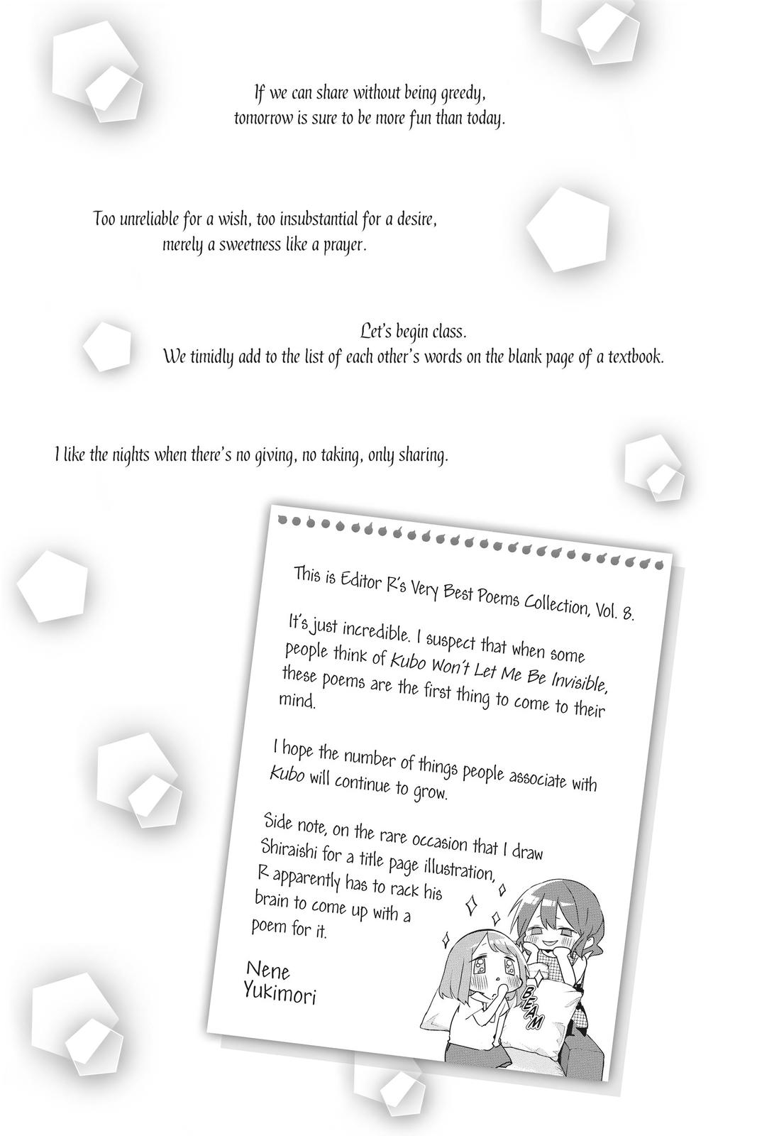 Kubo Won't Let Me Be Invisible Chapter 90 - Page 19