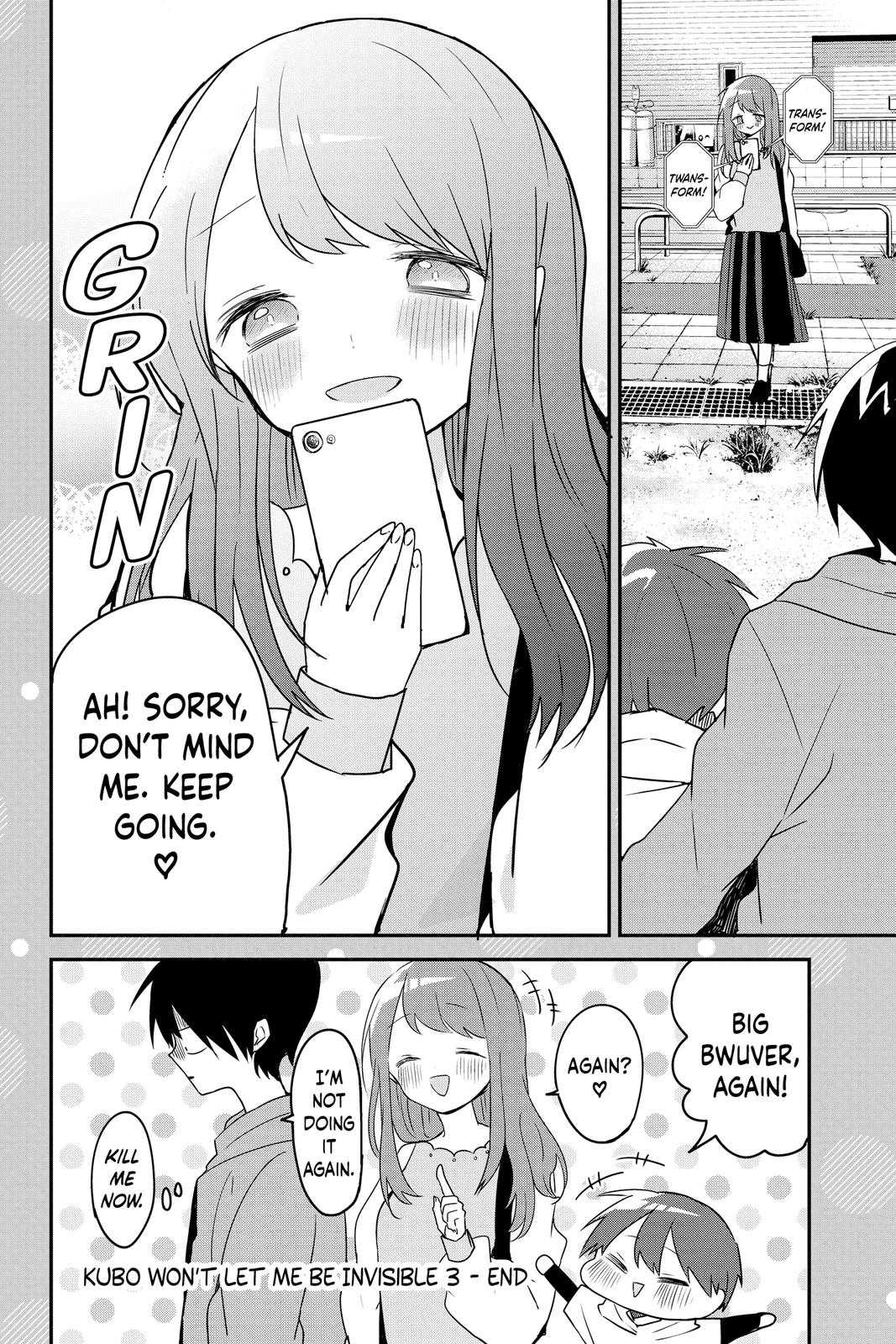 Kubo Won't Let Me Be Invisible Chapter 32.5 - Page 6