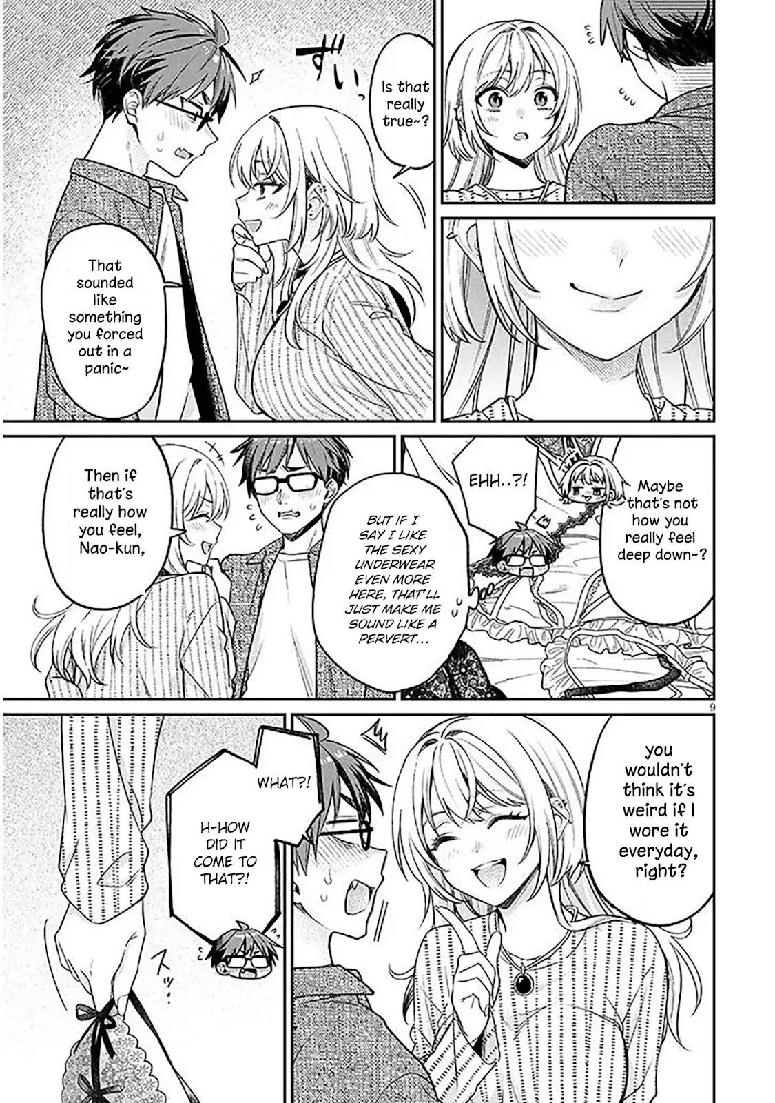 Kuse Tsuyo Kanojo wa Toko ni Izanau Chapter 19.1 - Page 9