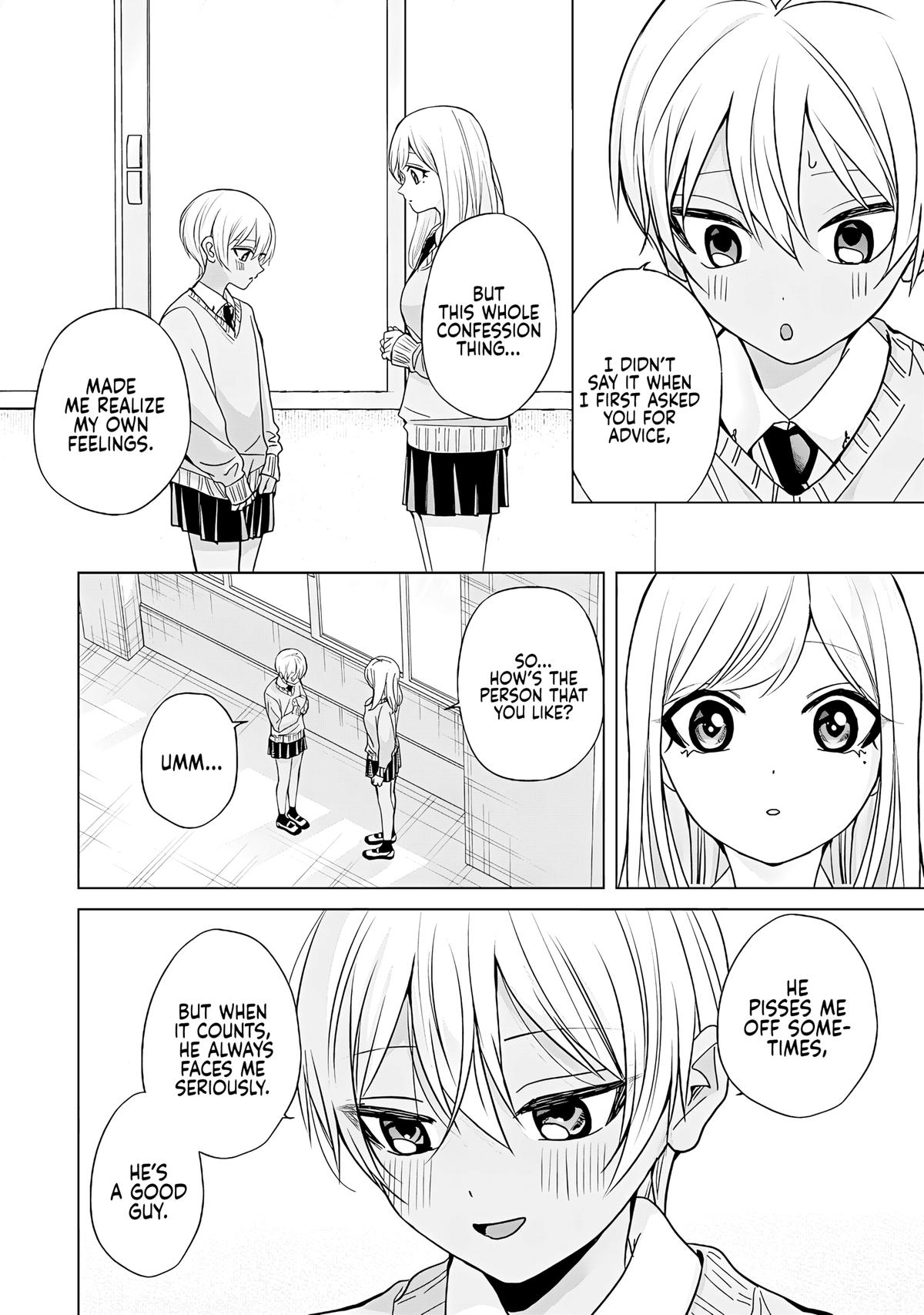 Kusunoki's Flunking Her High School Glow-Up Chapter 44.2 - Page 8