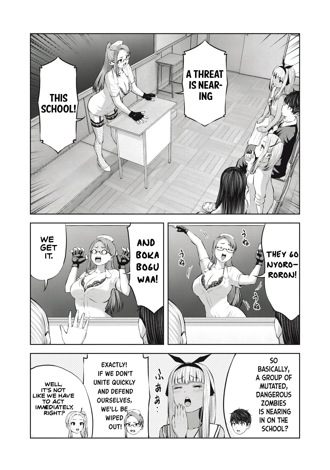 Let's Make a Harem in a Zombie World! Chapter 11.1 - Page 13